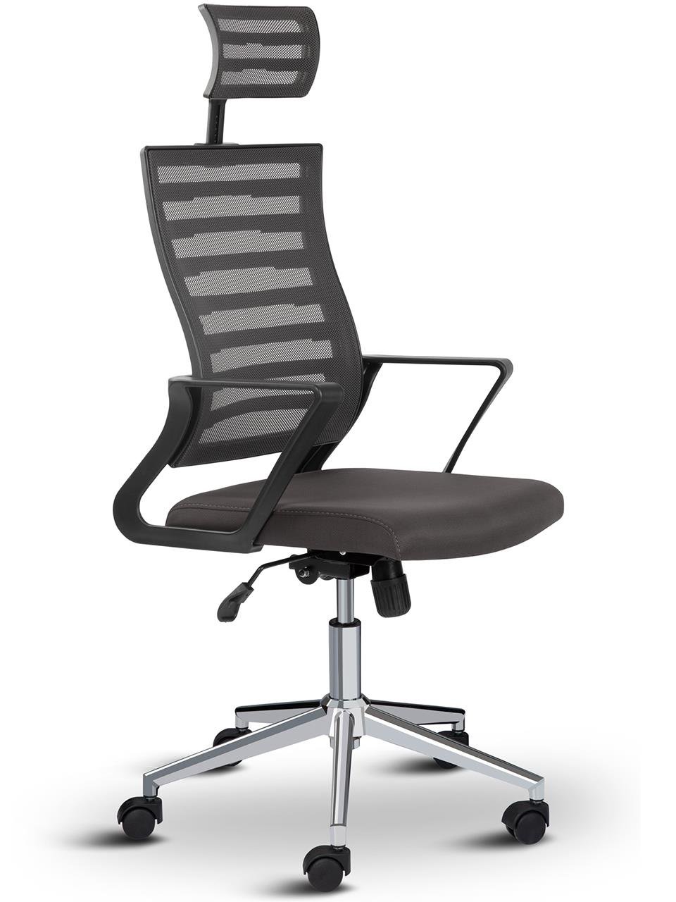 Asbir Mobilya Capri Başlıklı Fileli Başlıklı Metal Ayaklı Ofis Koltuğu Çalışma Koltuğu