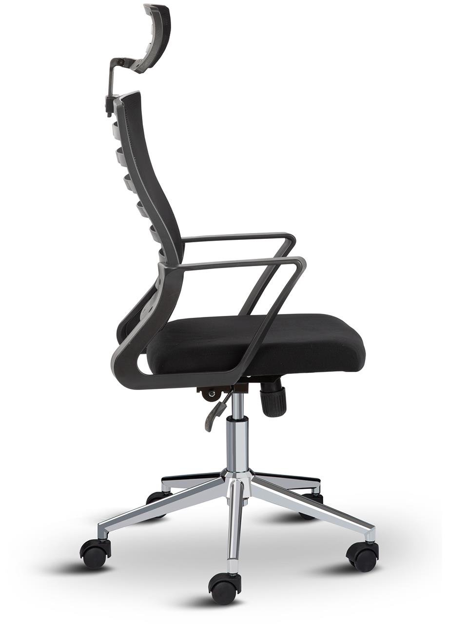 Asbir Mobilya Capri Başlıklı Fileli Başlıklı Metal Ayaklı Ofis Koltuğu Çalışma Koltuğu