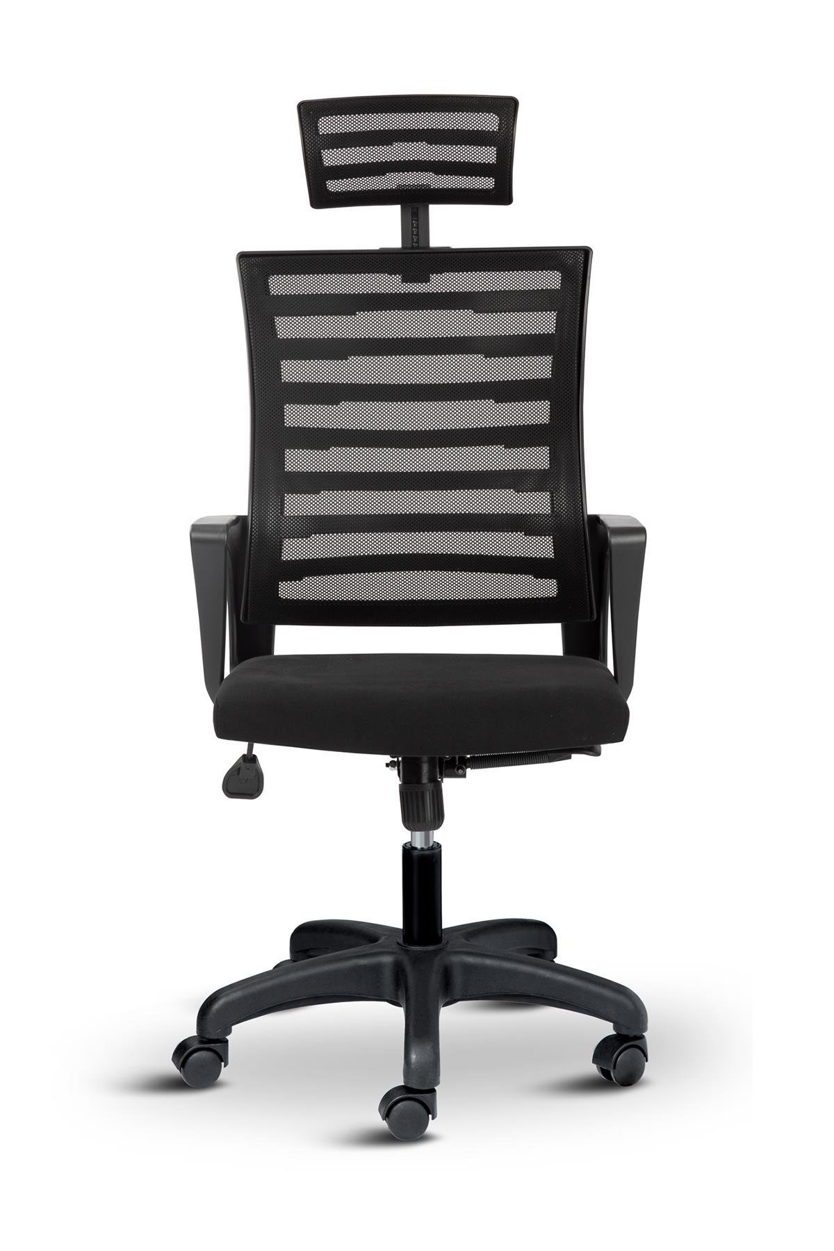 Asbir Mobilya Capri Başlıklı Fileli Ev Ofis Koltuğu Çalışma Koltuğu Bilgisayar Sandalyesi