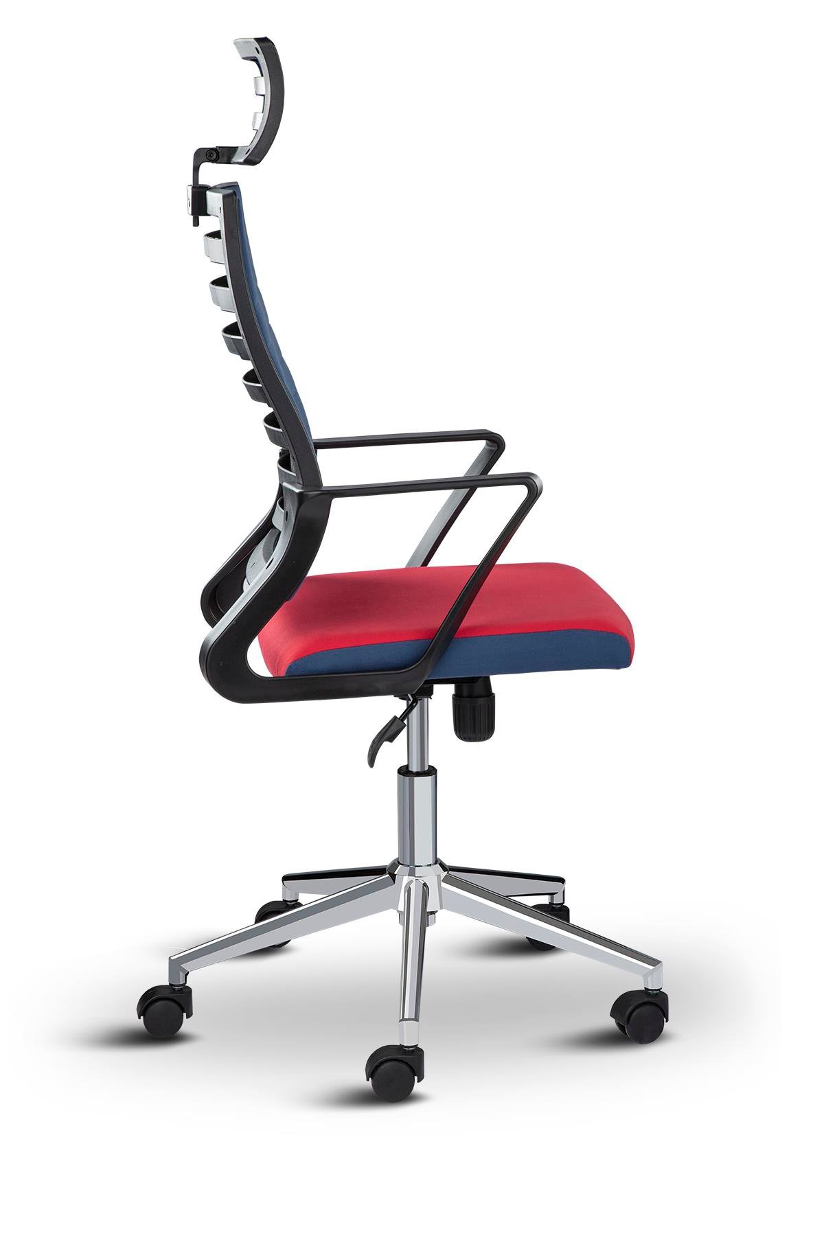 Asbir Mobilya Rigel Başlıklı Metal Ayaklı Çalışma Koltuğu Ofis Sandalyesi