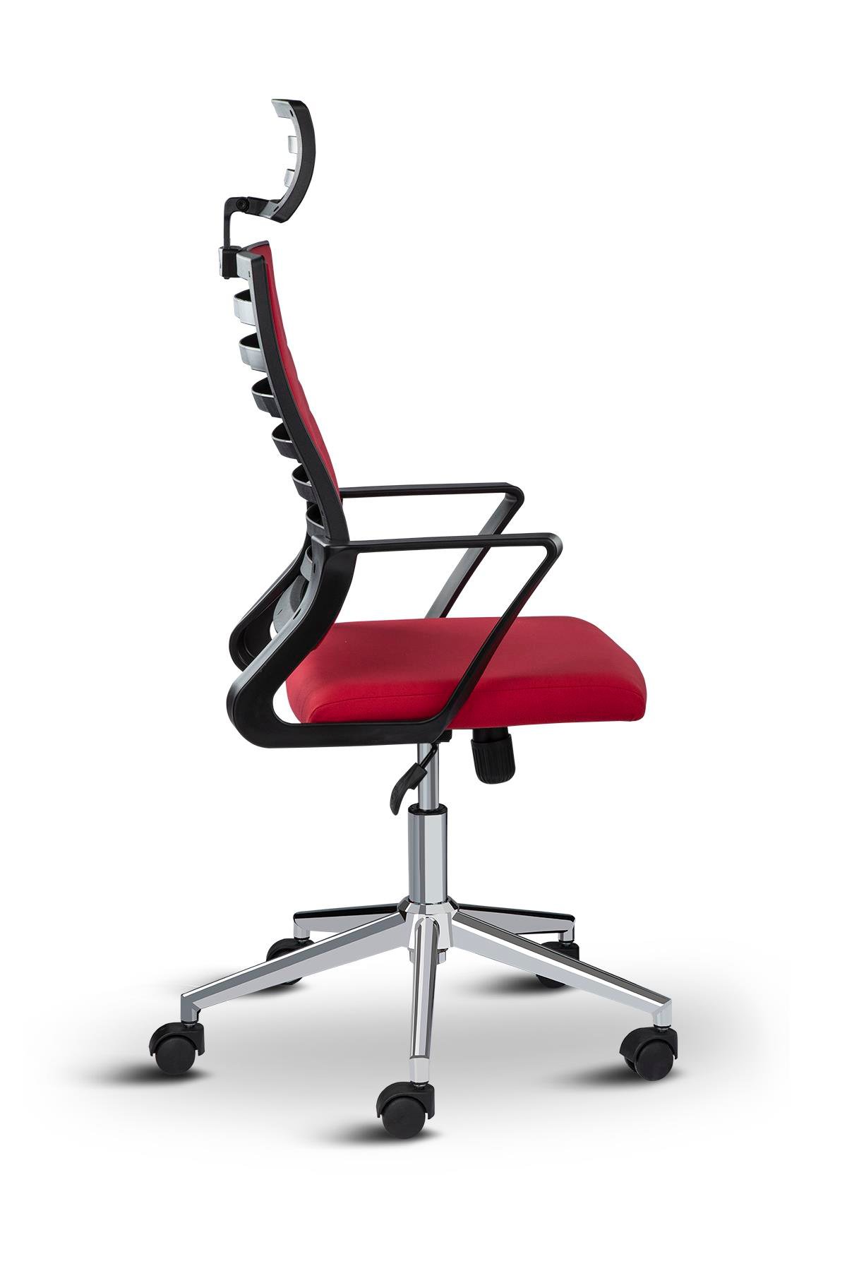 Asbir Mobilya Rigel Başlıklı Metal Ayaklı Çalışma Koltuğu Ofis Sandalyesi