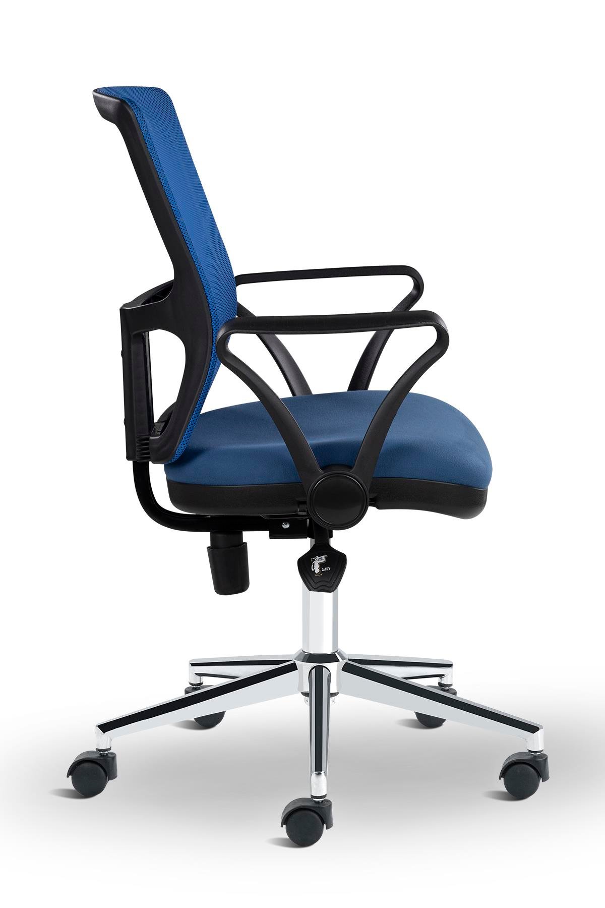 Asbir Mobilya Vega Metal Ayaklı Çalışma Koltuğu Personel Koltuğu