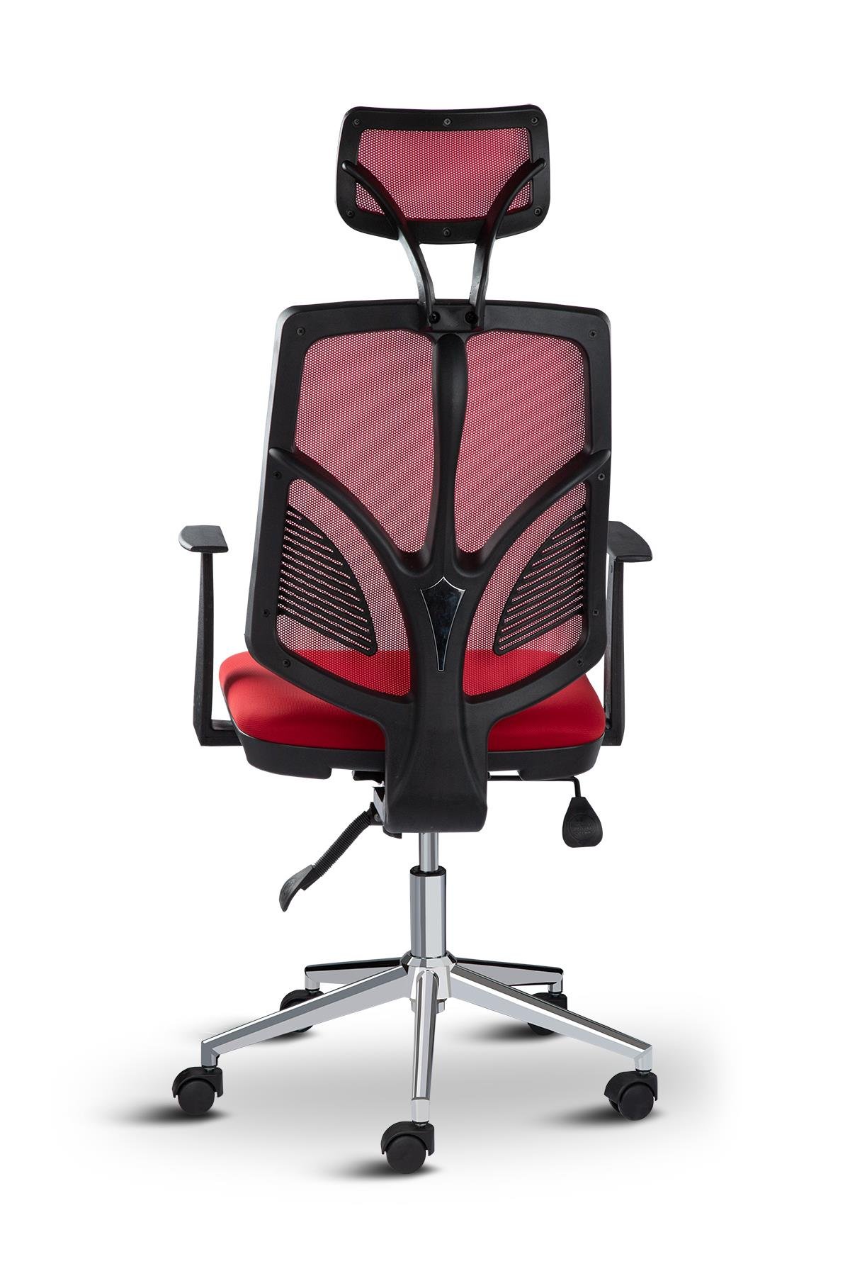 Asbir Mobilya Venedik Plus 50300 Fileli Başlıklı Yönetici Ofis Koltuğu Çalışma Koltuğu