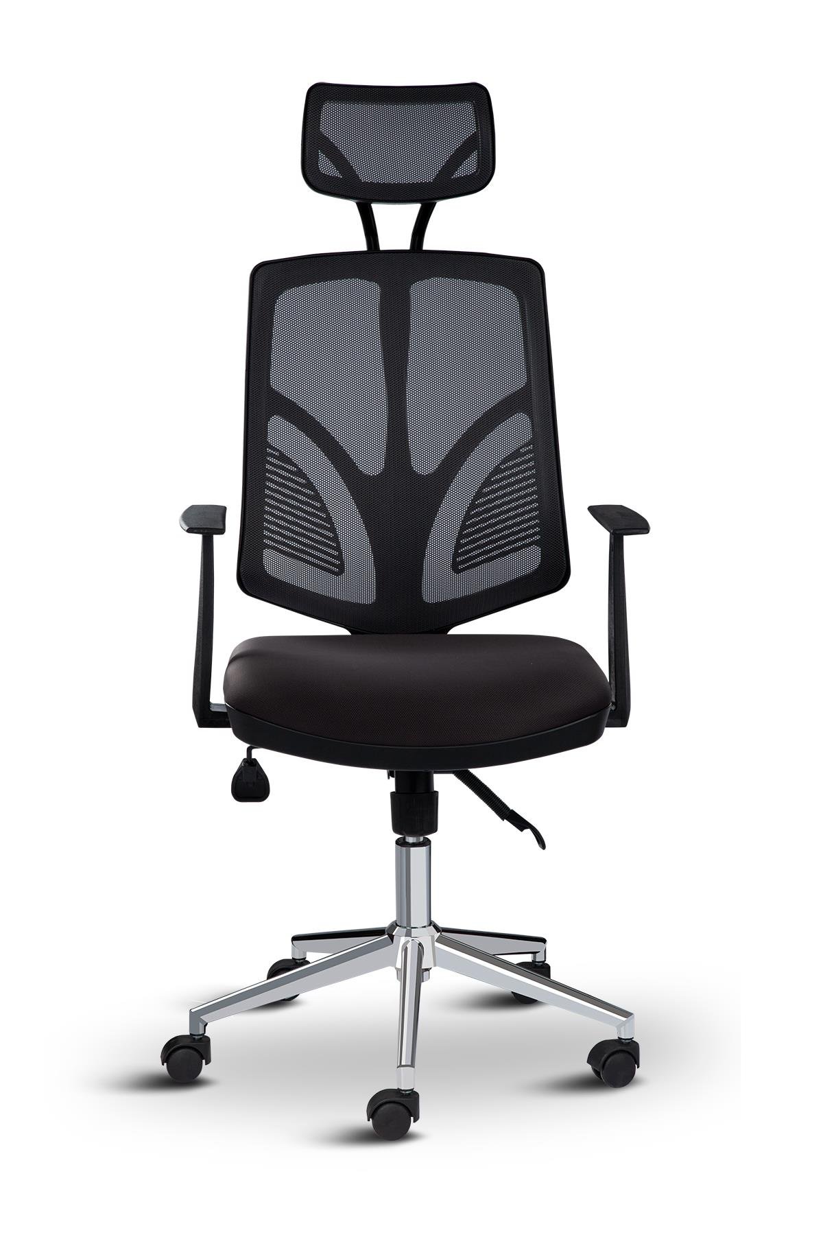 Asbir Mobilya Venedik Plus 50300 Fileli Başlıklı Yönetici Ofis Koltuğu Çalışma Koltuğu