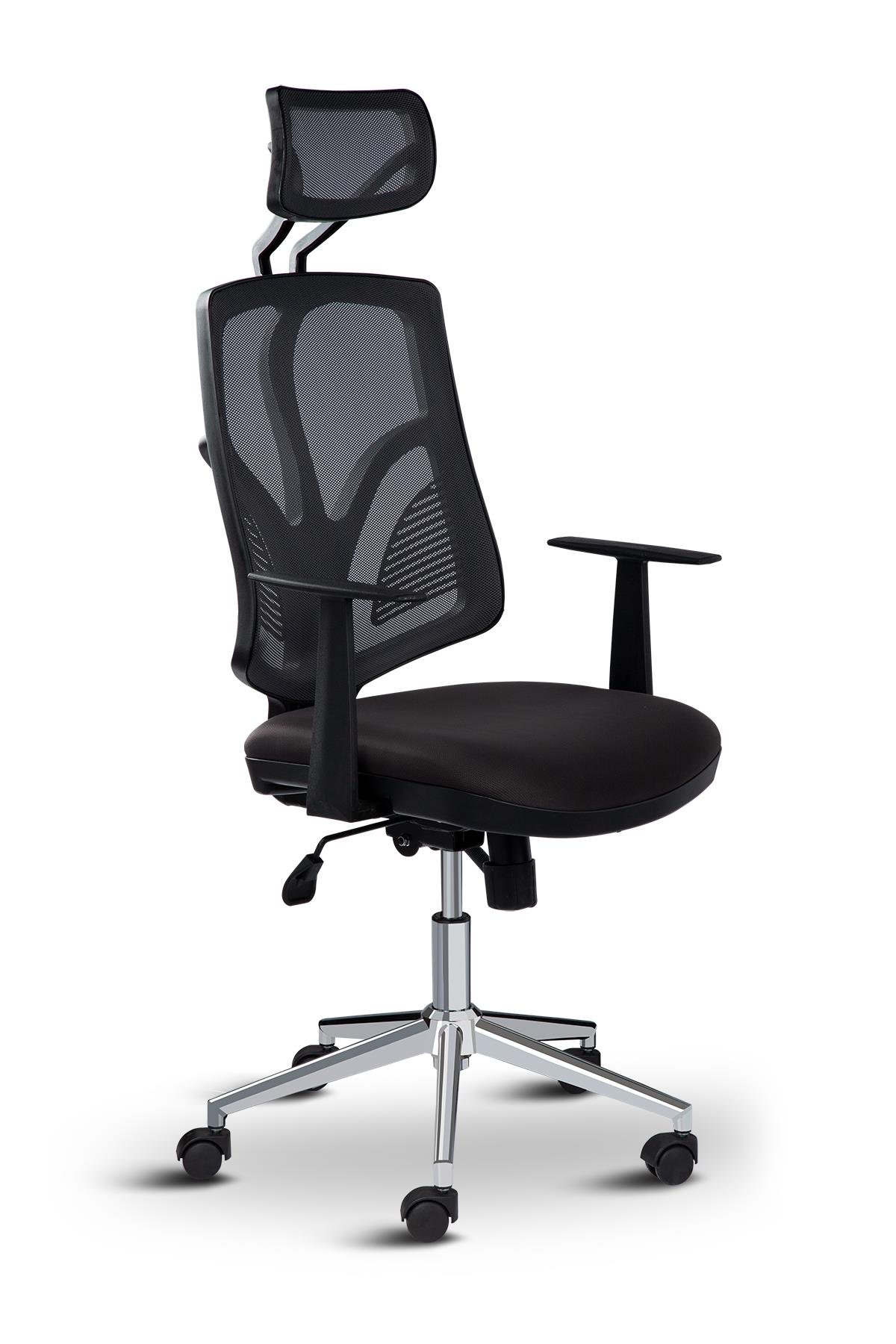 Asbir Mobilya Venedik Plus 50300 Fileli Başlıklı Yönetici Ofis Koltuğu Çalışma Koltuğu