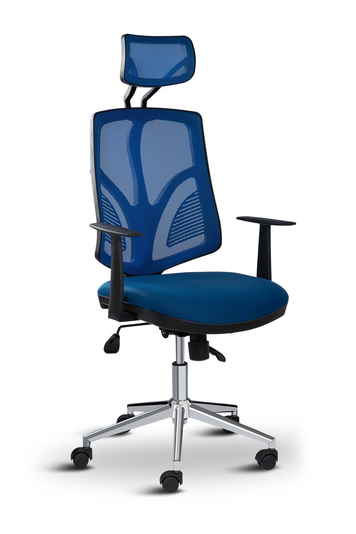 Asbir Mobilya Venedik Plus 50300 Fileli Başlıklı Yönetici Ofis Koltuğu Çalışma Koltuğu