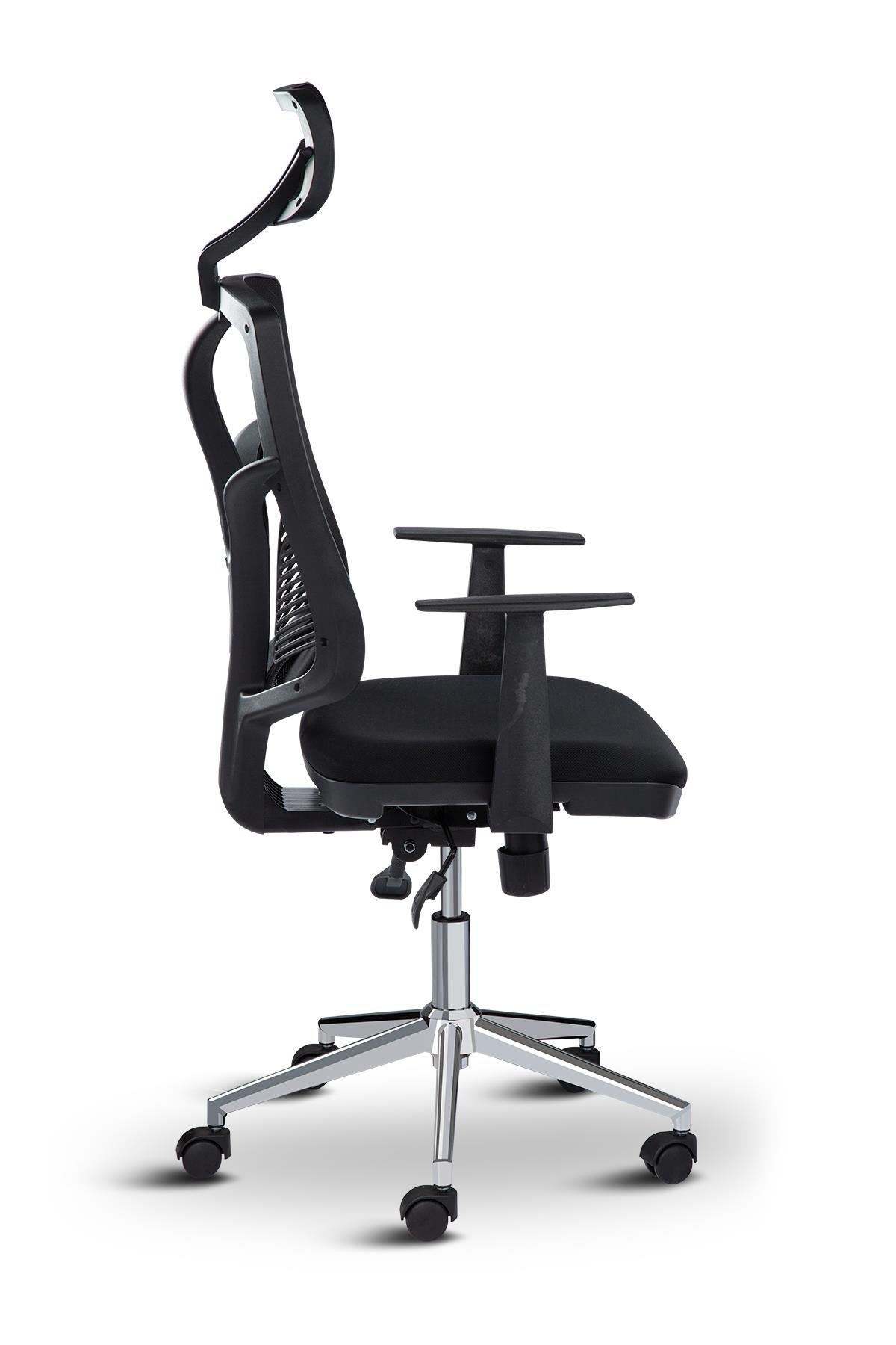 Asbir Mobilya Venedik Plus 50300 Fileli Başlıklı Yönetici Ofis Koltuğu Çalışma Koltuğu