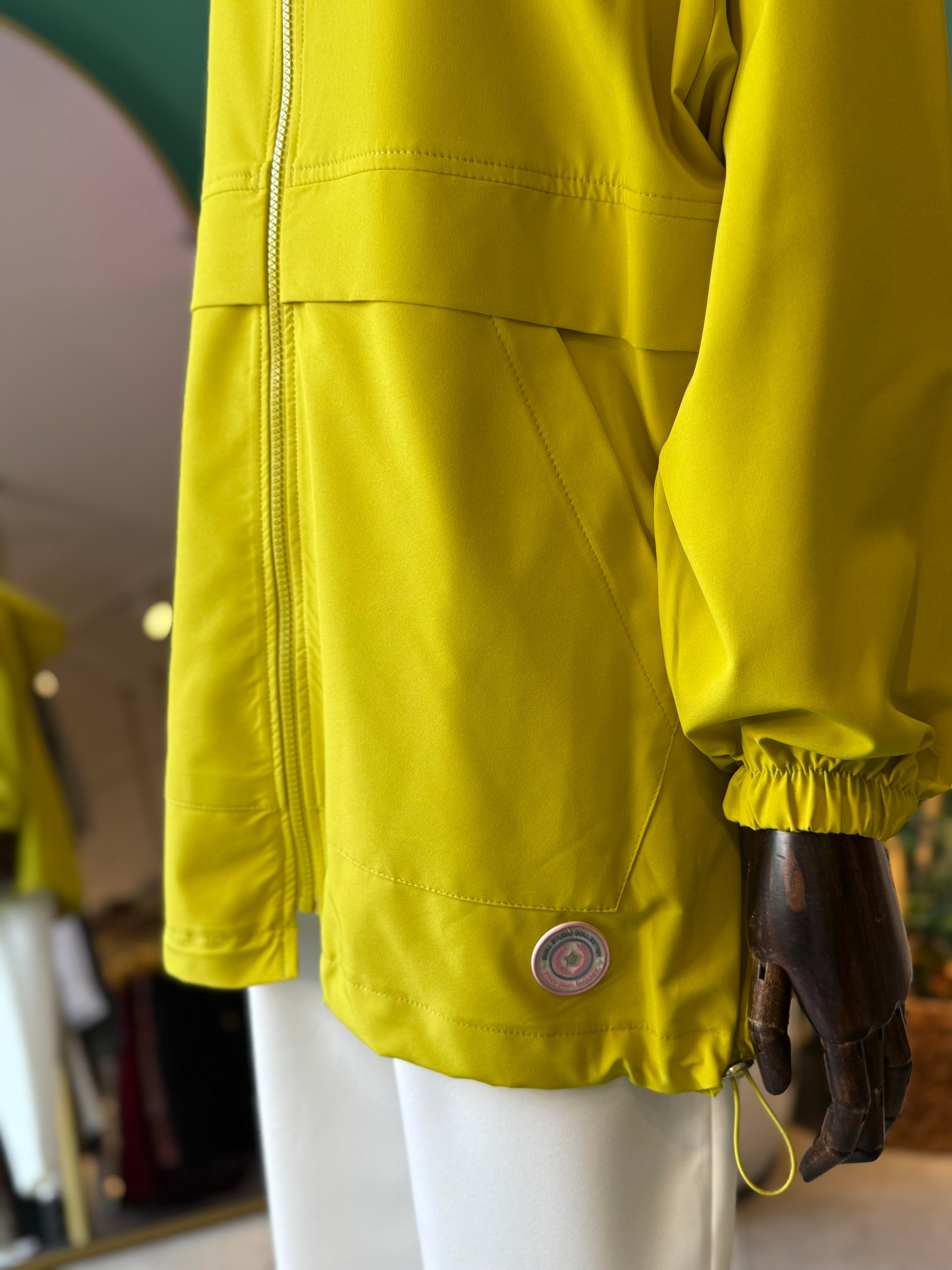 Aller Detaylı Oversize Lime Bomber Ceket