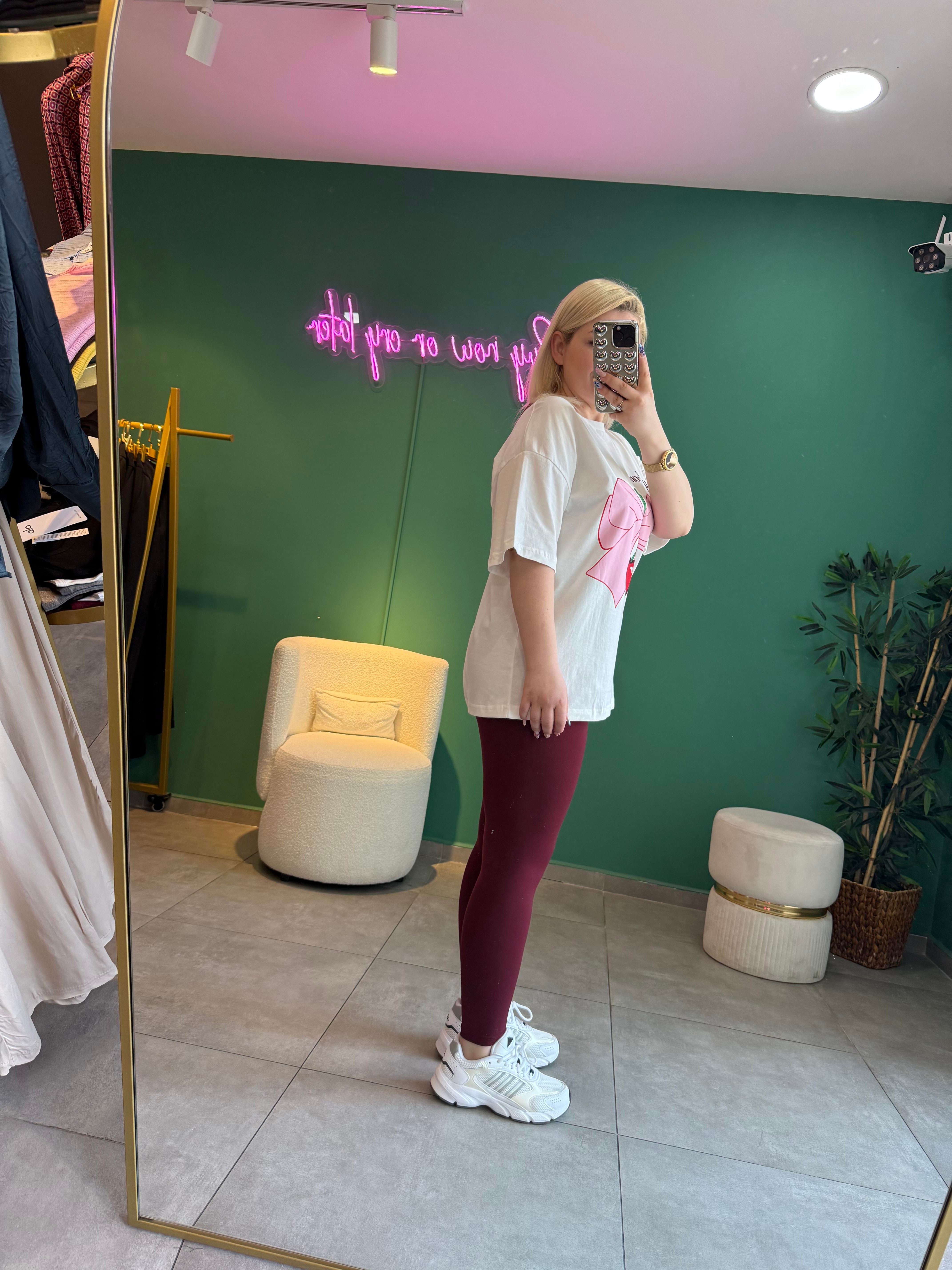 Cherry Bow Tişört