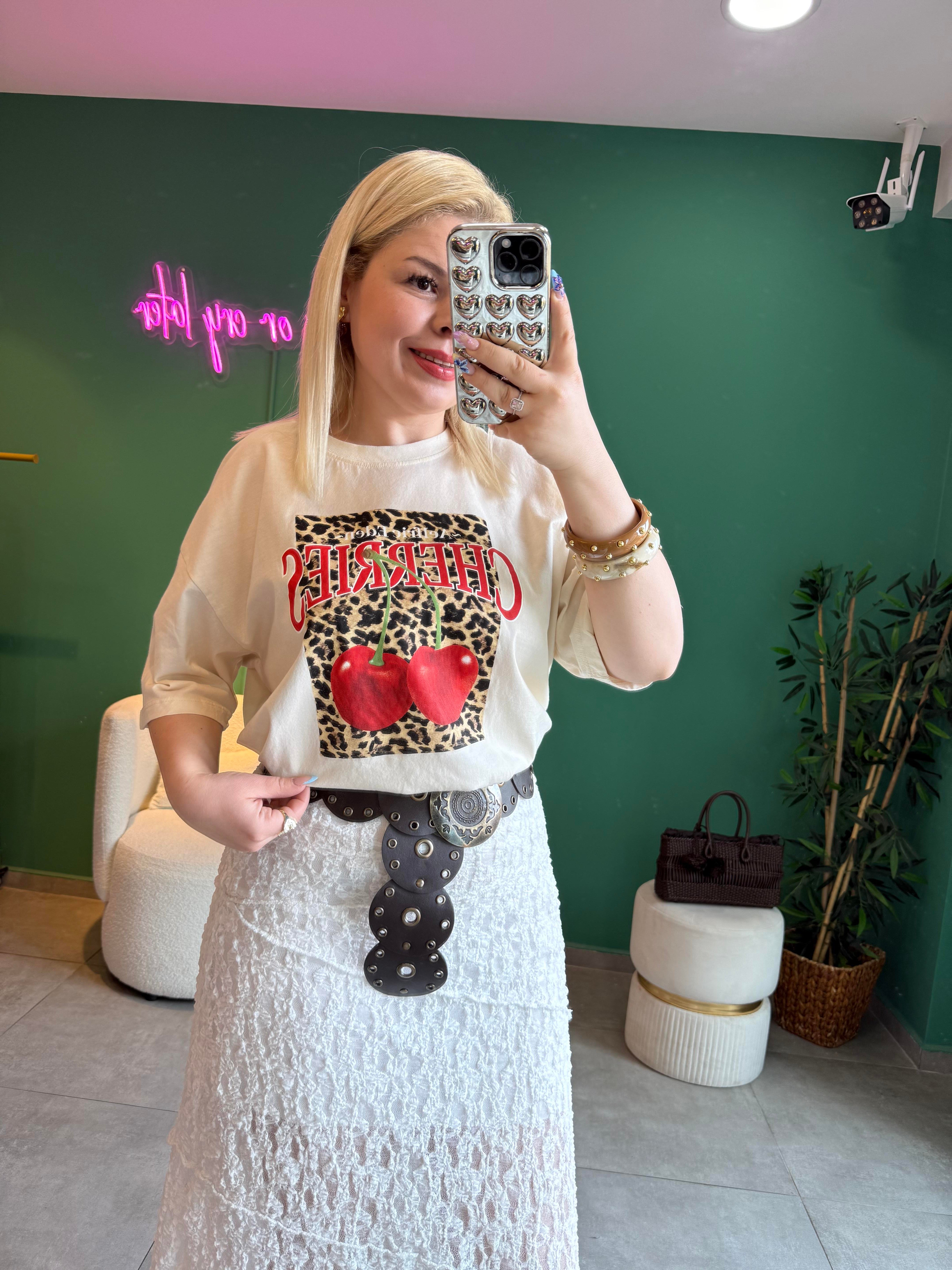 Cherry Pinterest Tişört