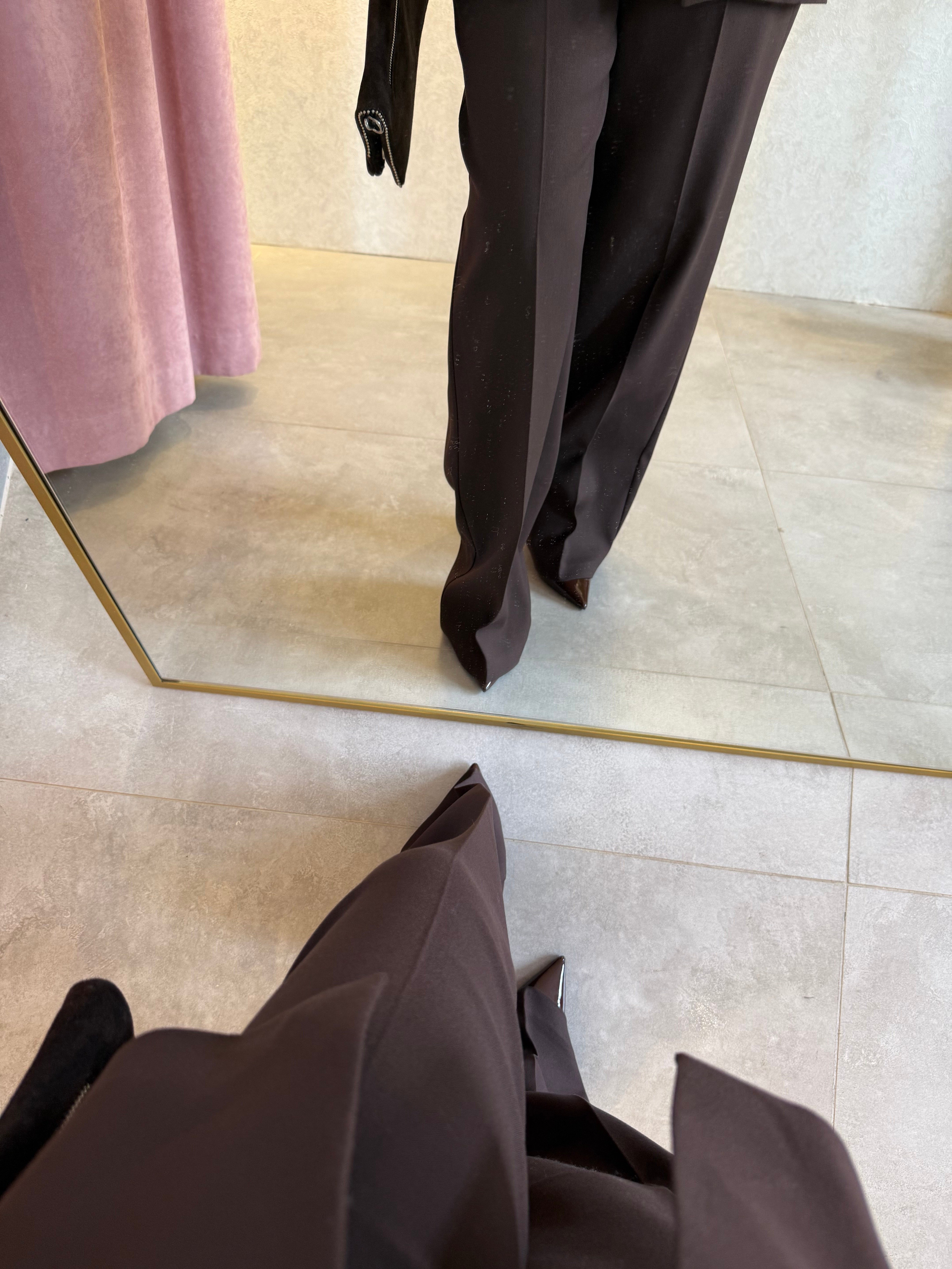 Kahve Blazer Takım