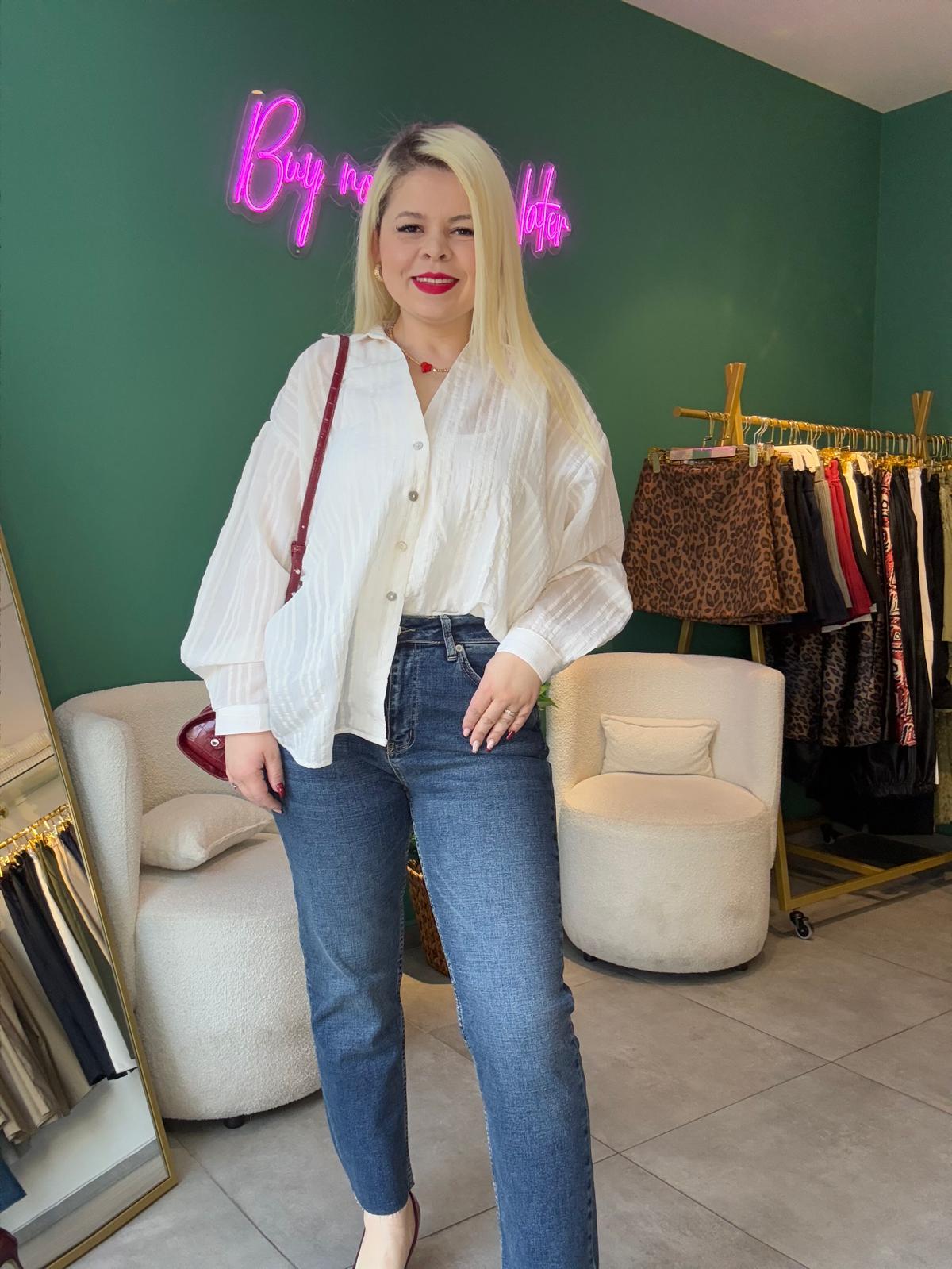Kesik Paça Boyfit Jean