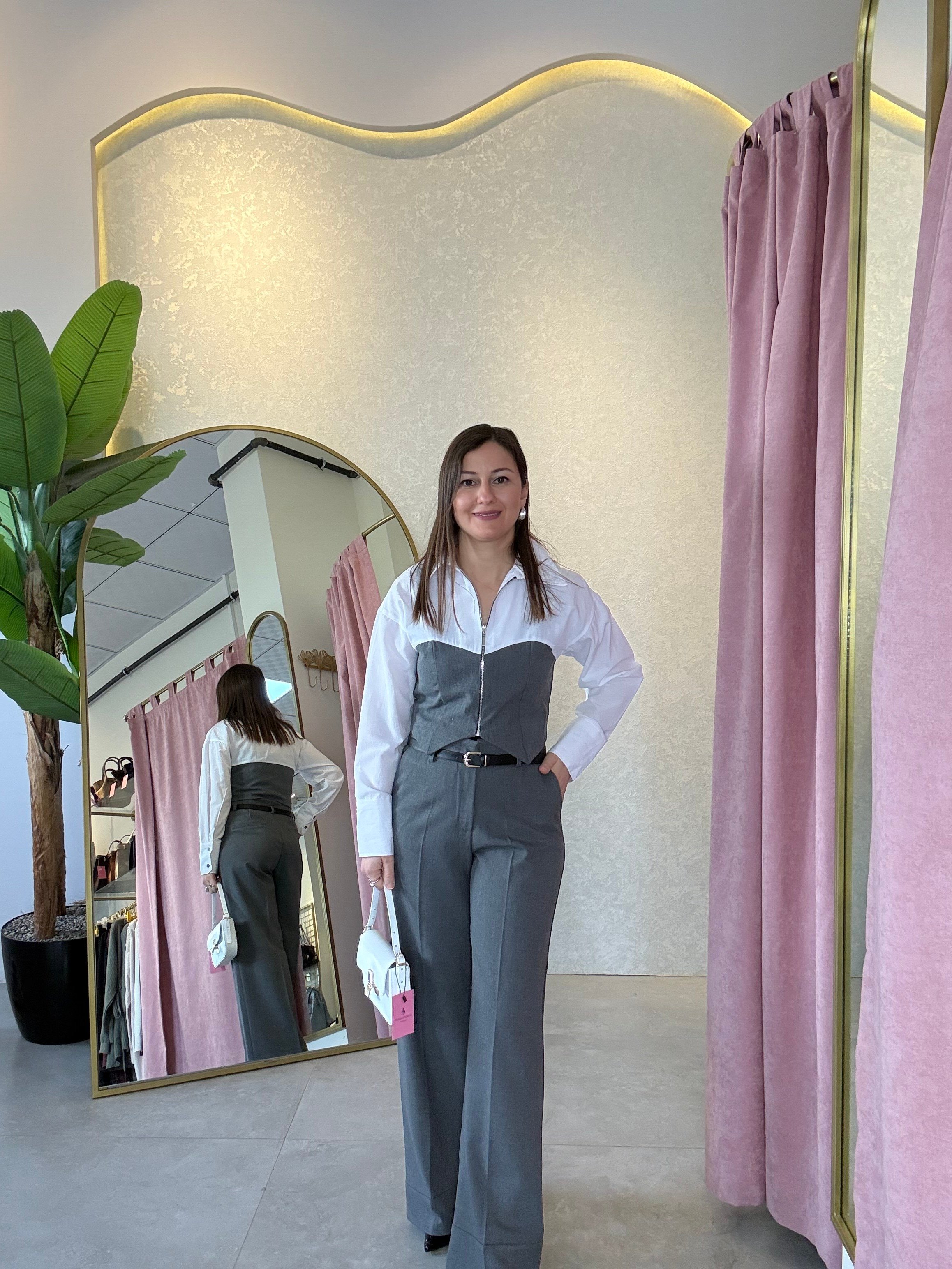Poplin Detaylı Gömlek