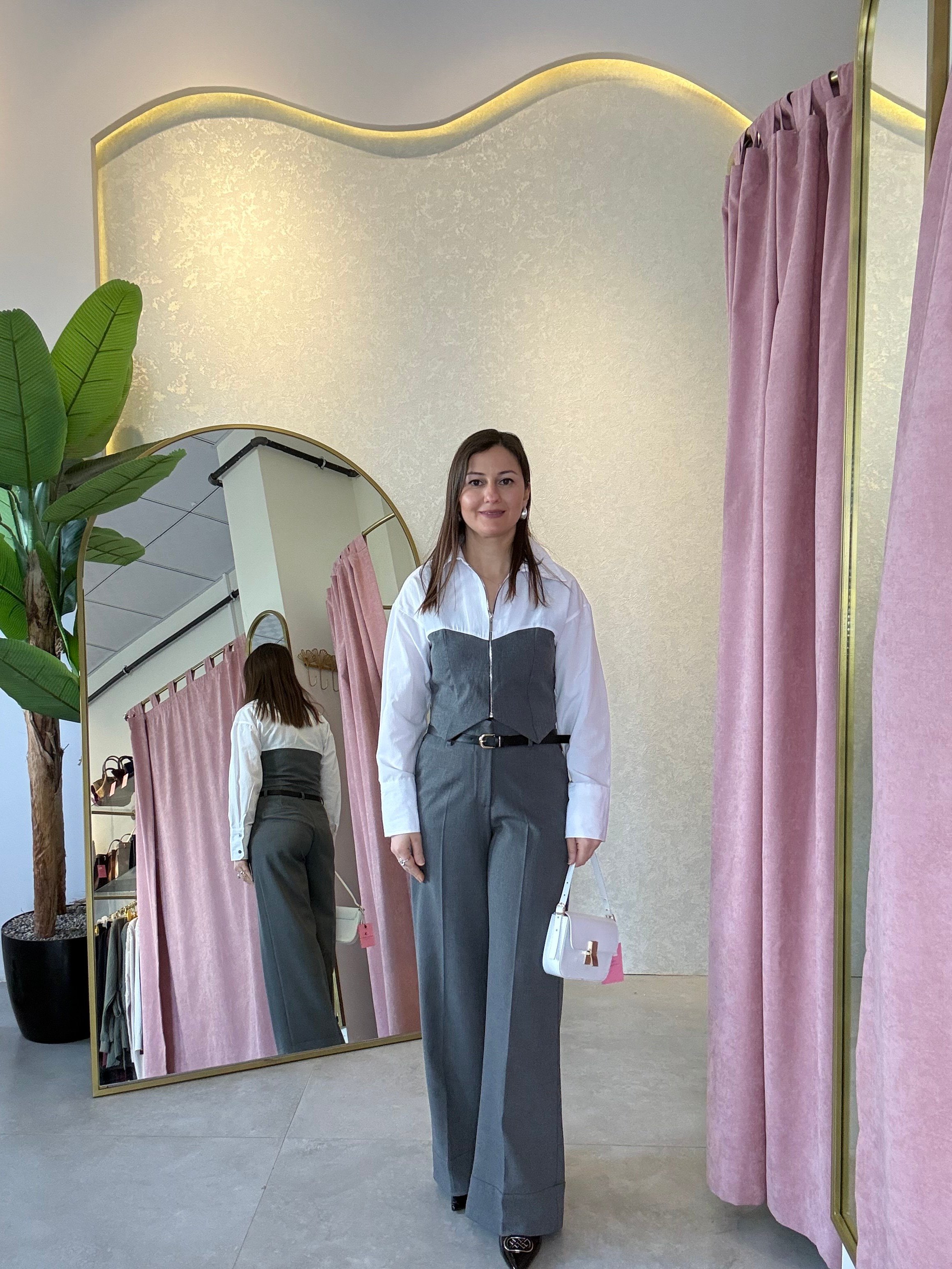Poplin Detaylı Gömlek