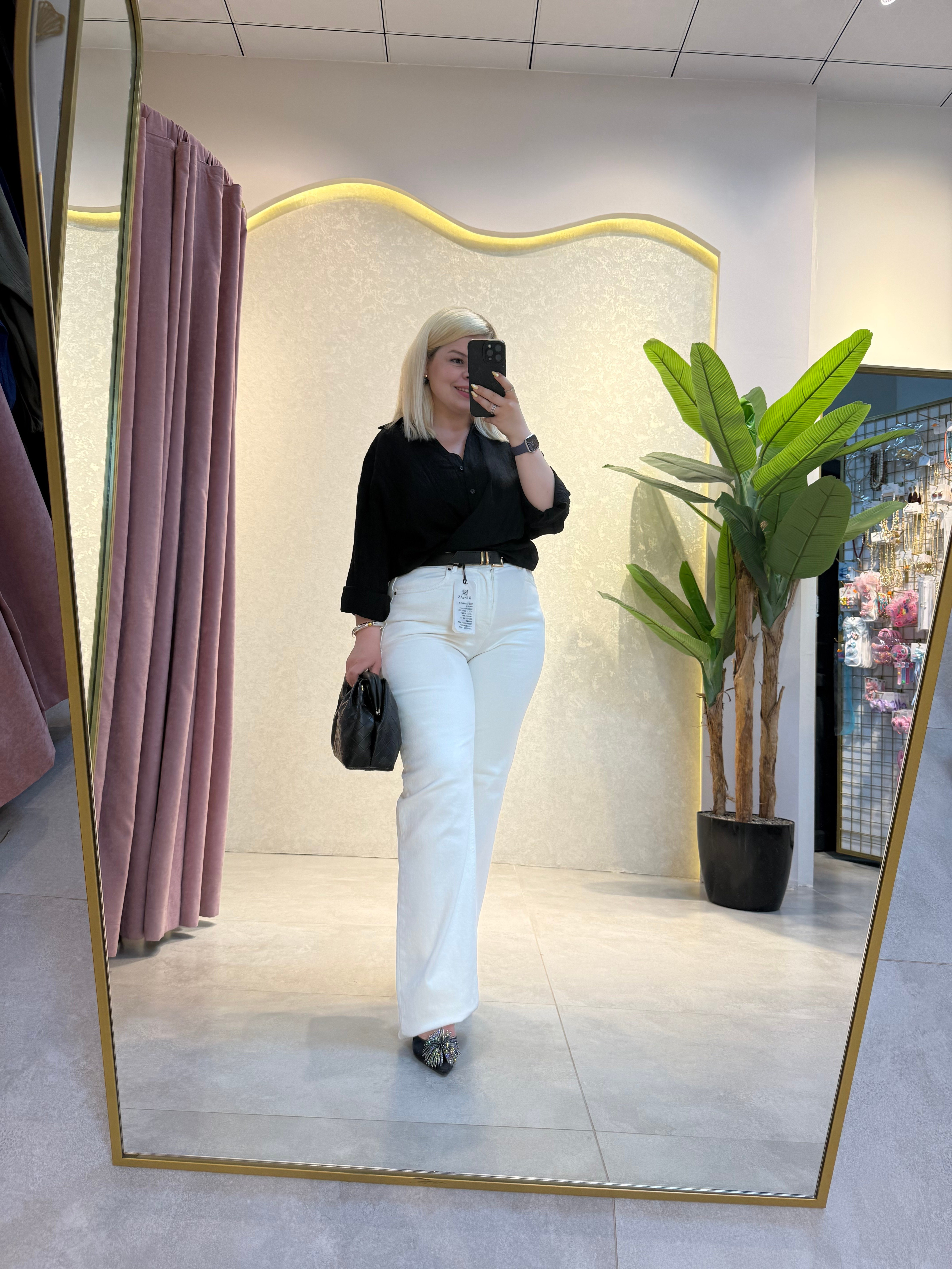 Siyah Premium Oversize Gömlek