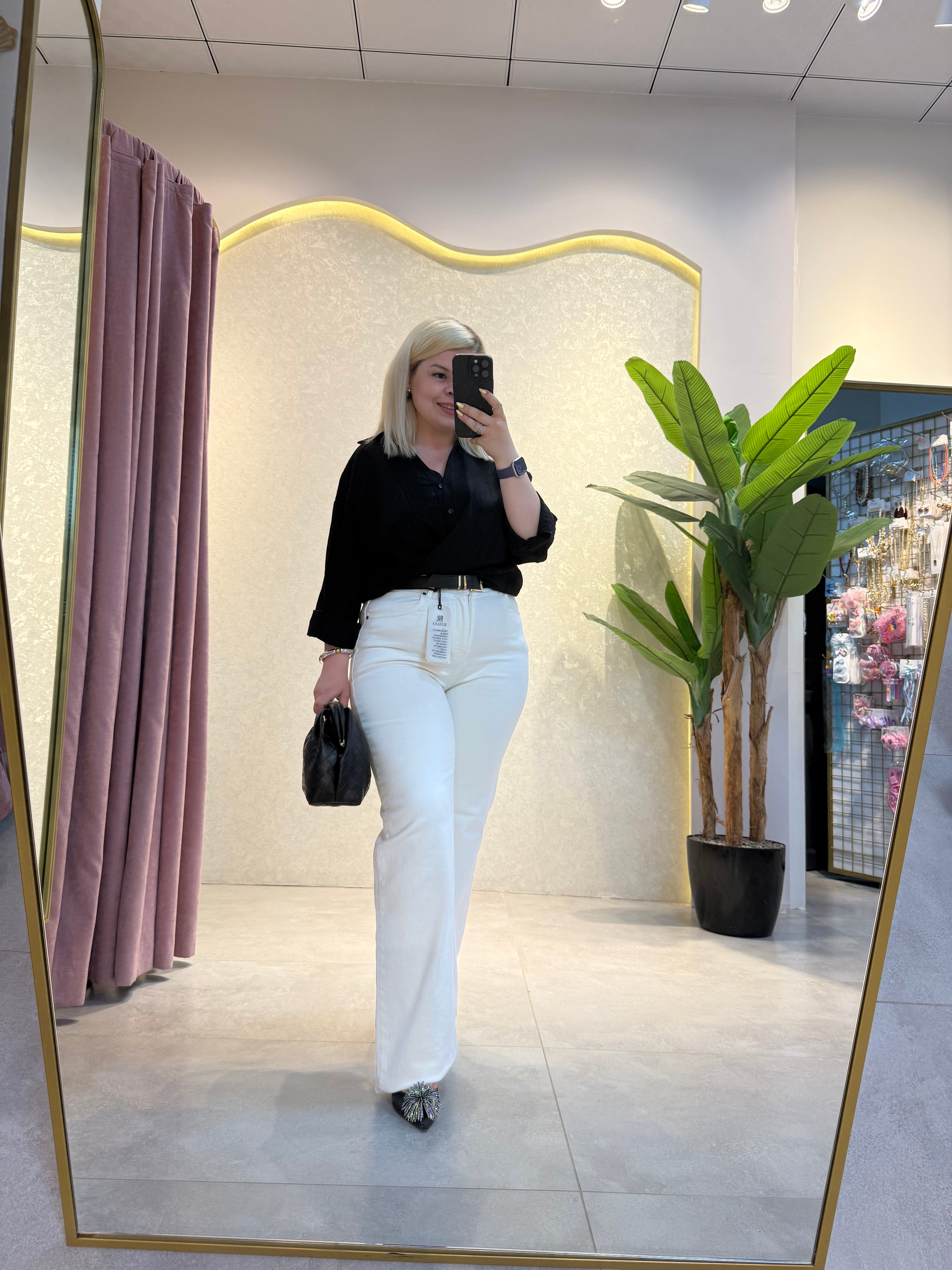 Siyah Premium Oversize Gömlek