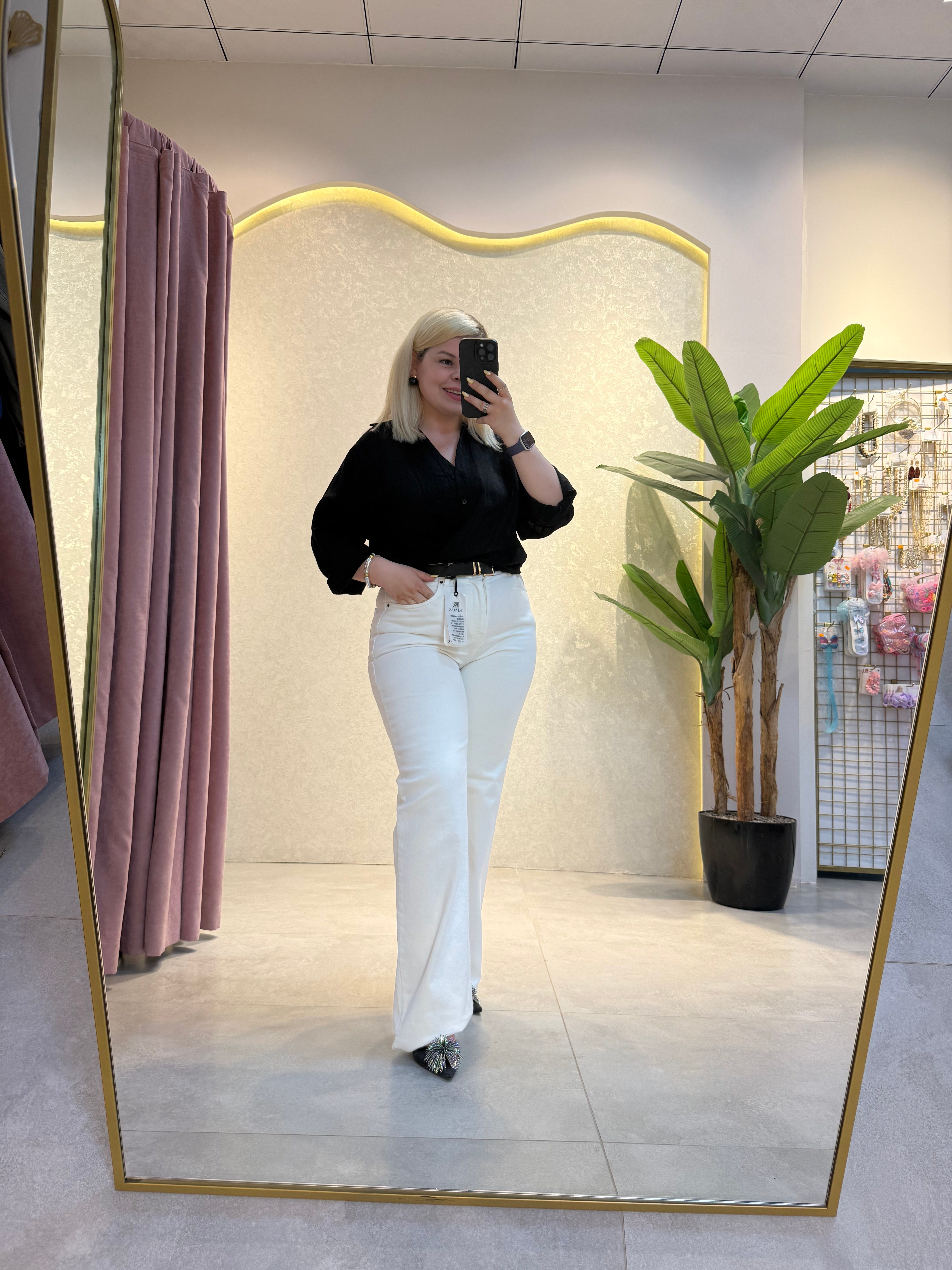 Siyah Premium Oversize Gömlek