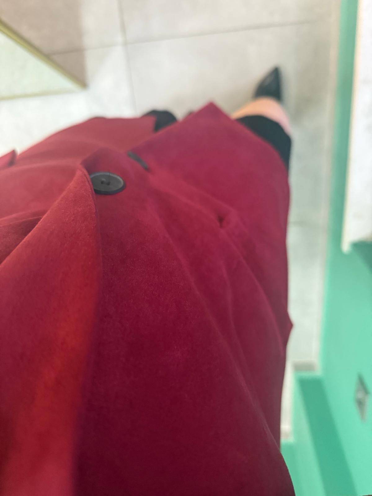 Süet Bordo Blazer Ceket