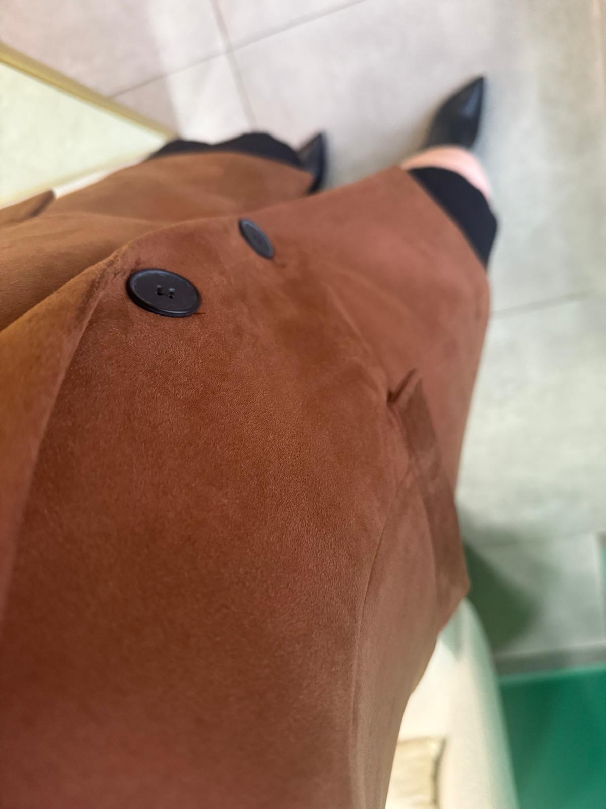 Süet Taba Blazer Ceket