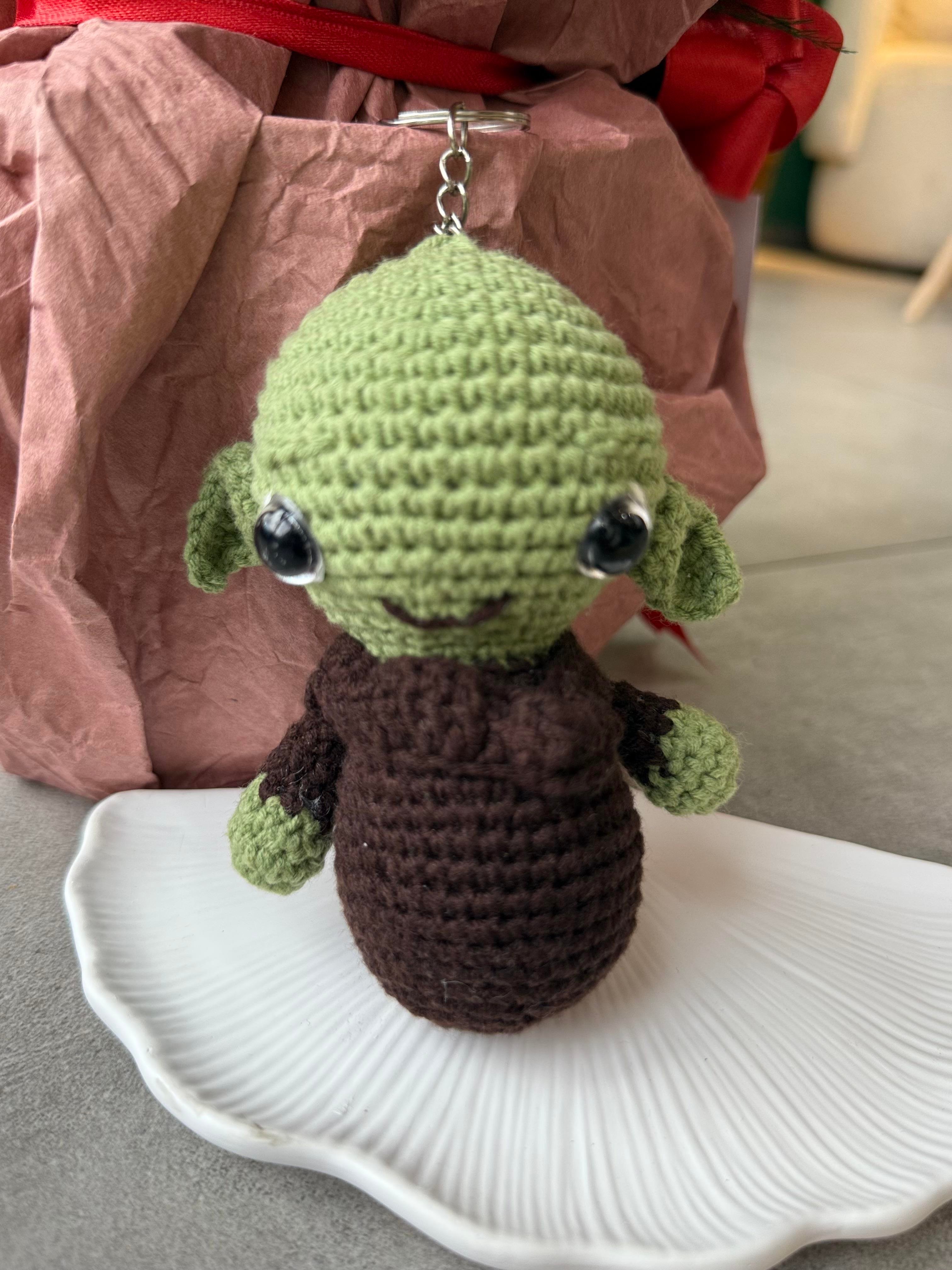 Yoda El Örgüsü Anahtarlık