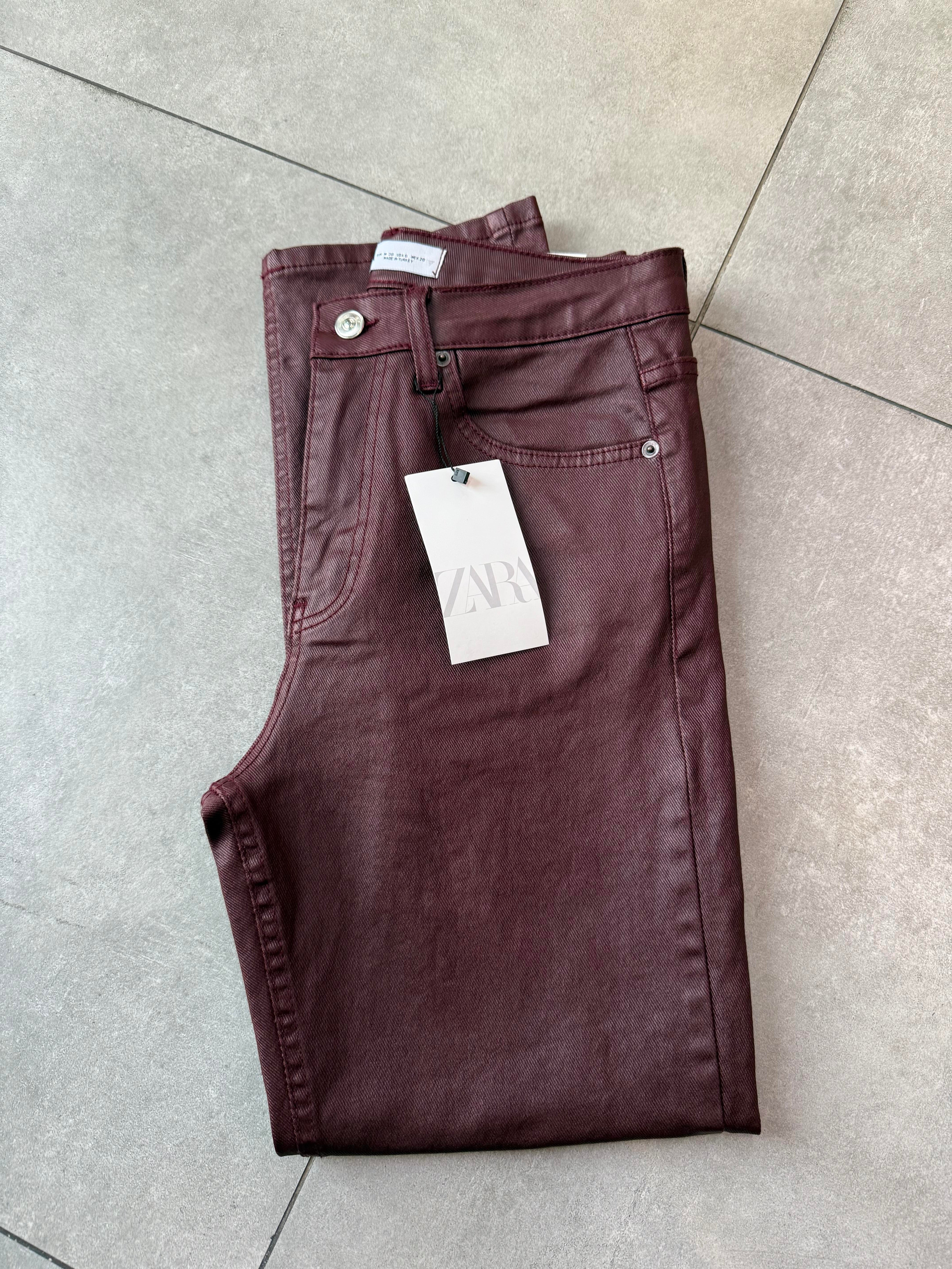 Z.RA Mumlu Bordo Jean Pantolon