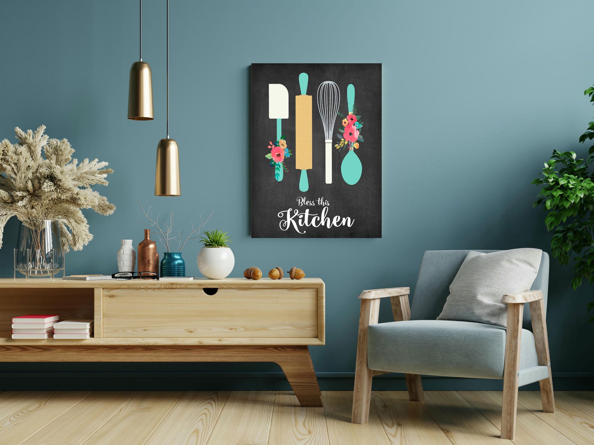 Bless This Kitchen - Kanvas Tablo