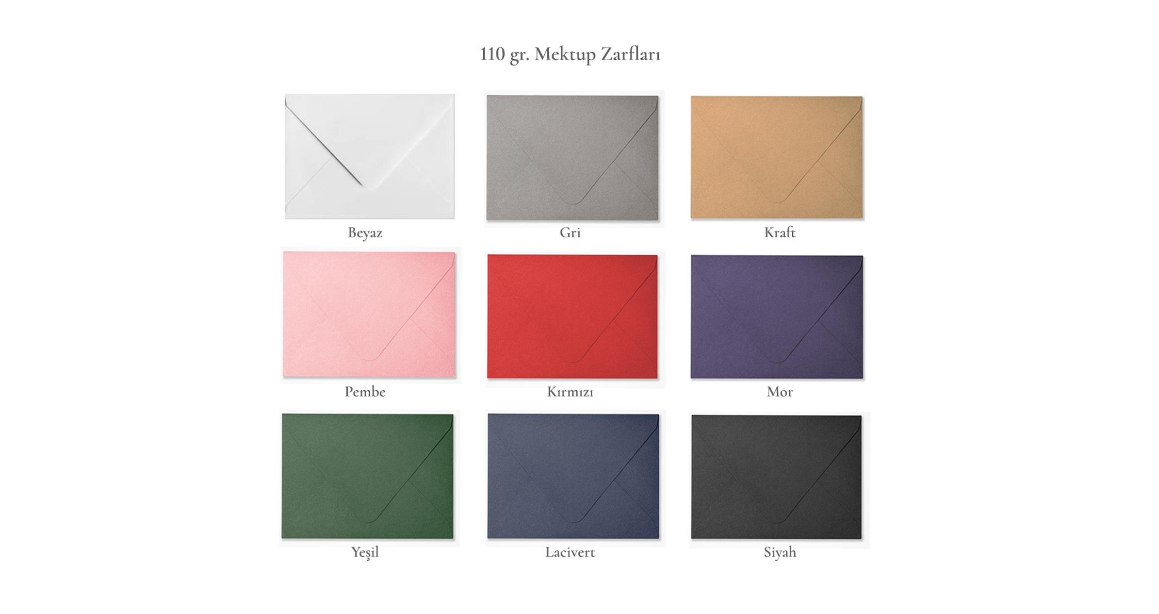 110 gr. Mektup Zarfı