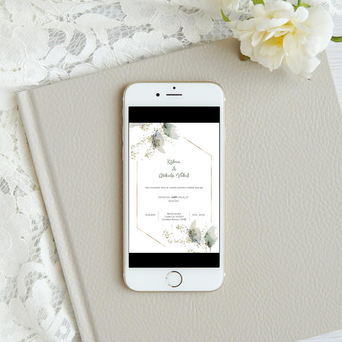 Gold Frame Online / Dijital Davetiye