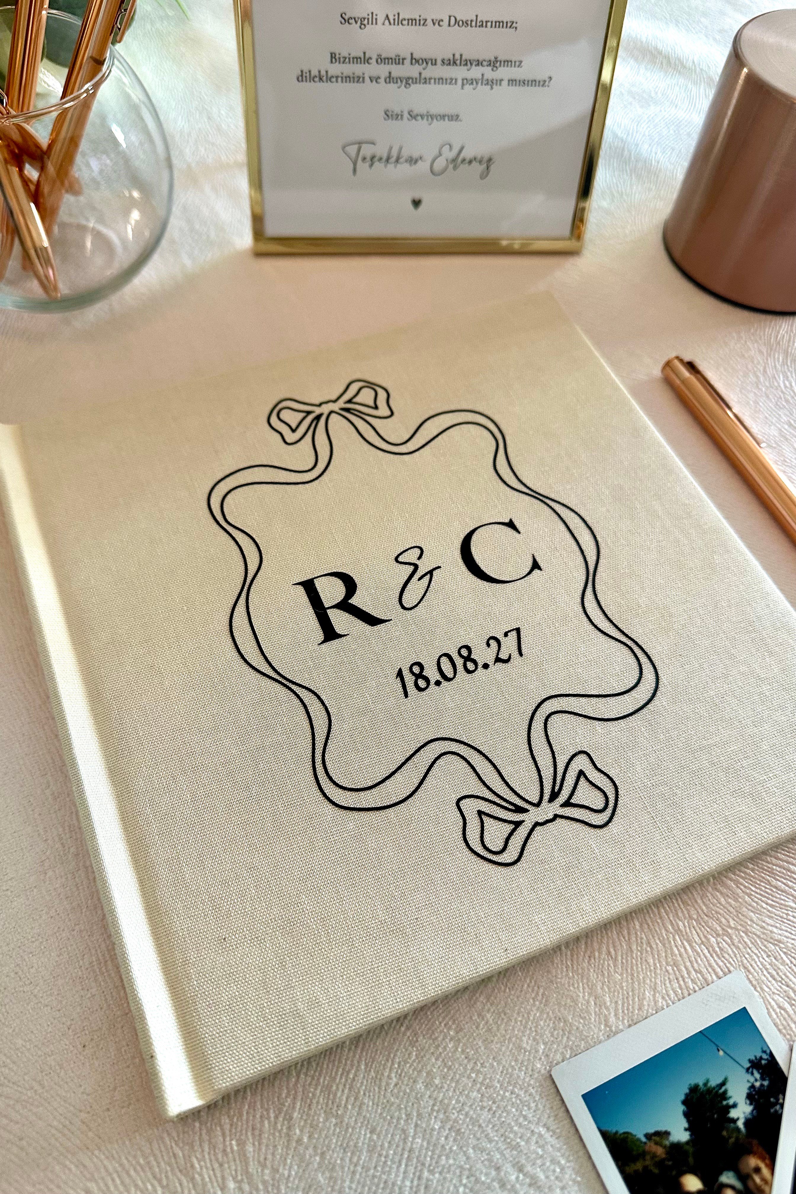 Keten Anı Defteri Model 6