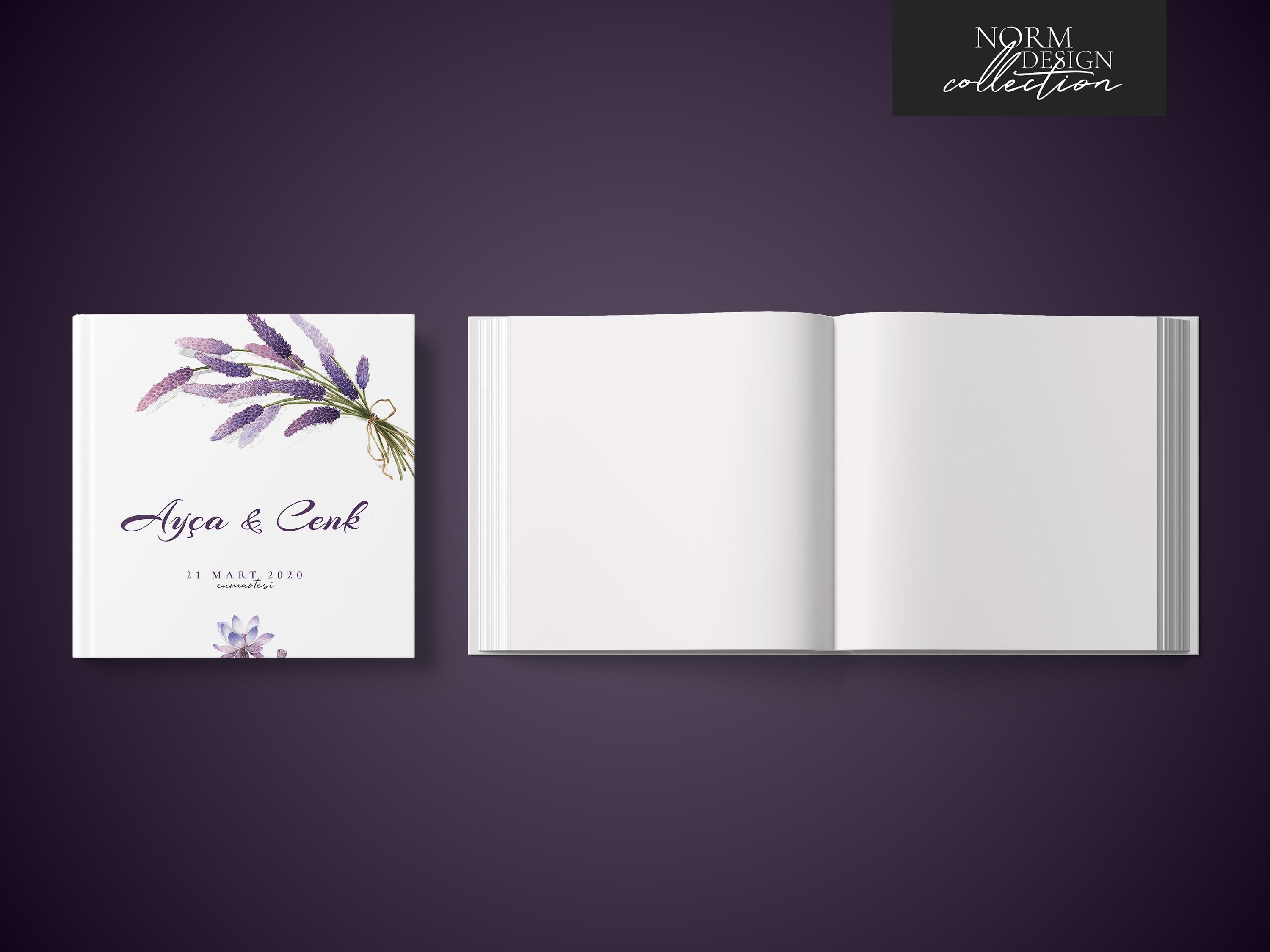 Lavender Kare Anı Defteri