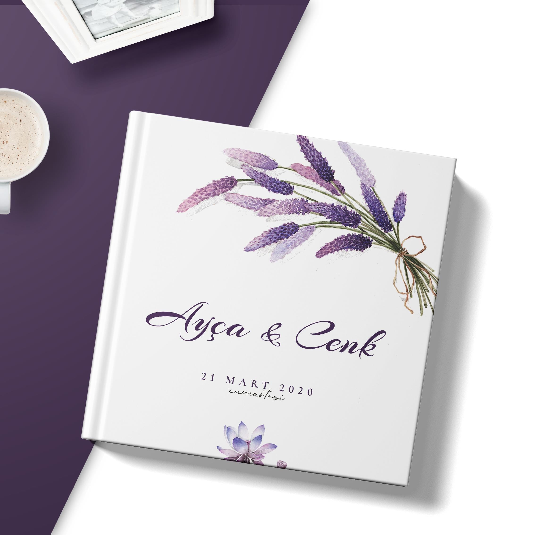 Lavender Kare Anı Defteri