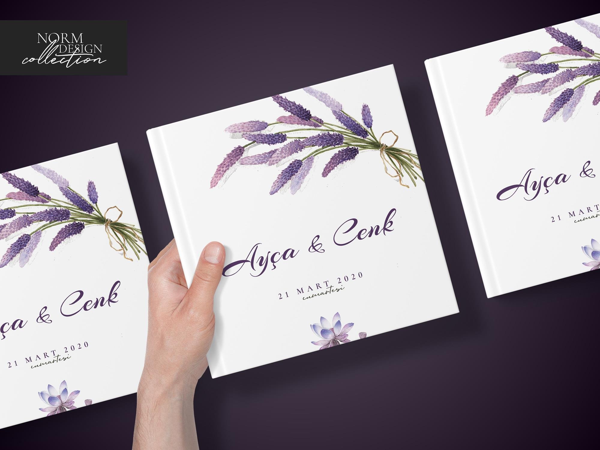 Lavender Kare Anı Defteri