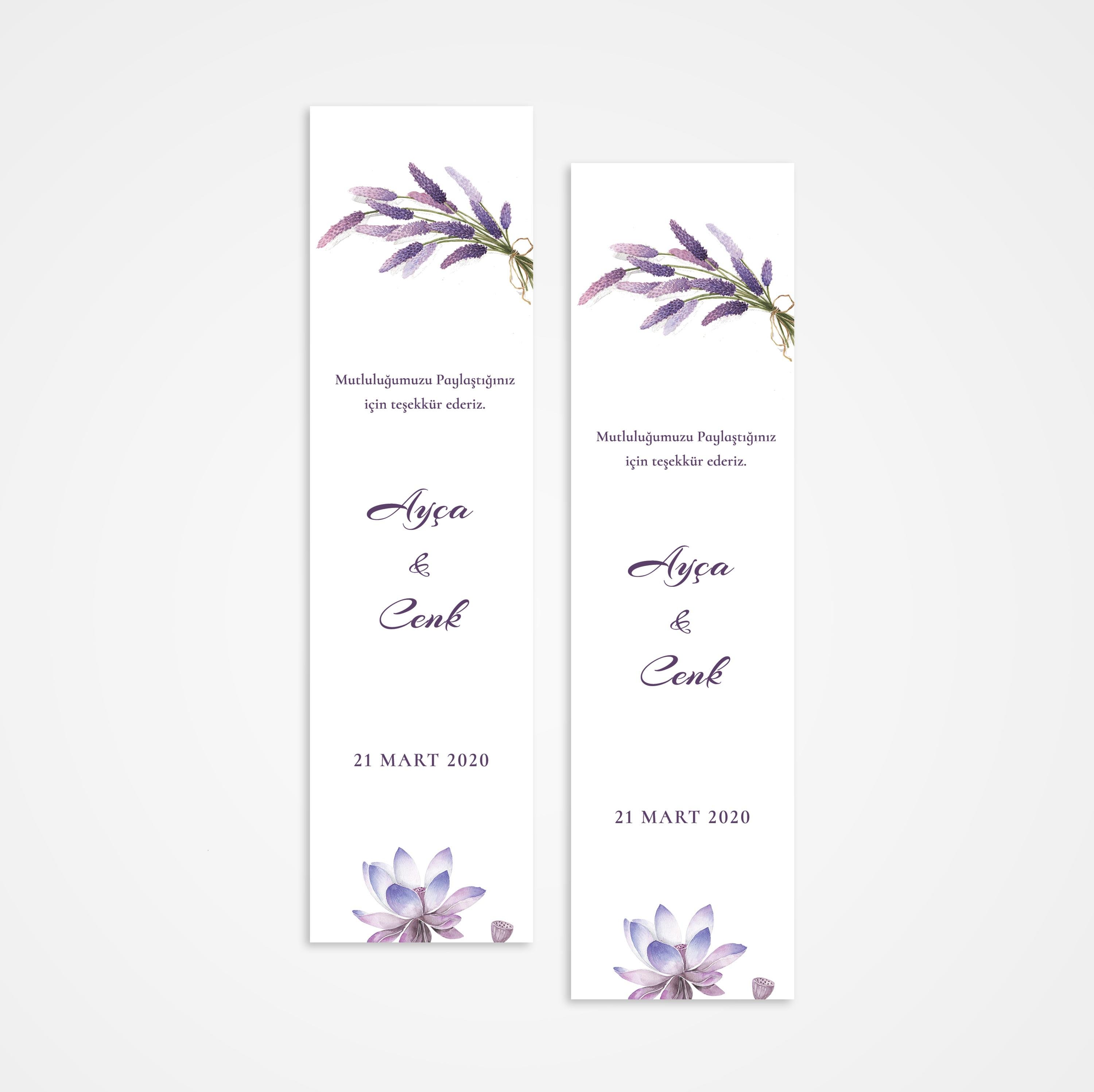 Lavender Kitap Ayracı