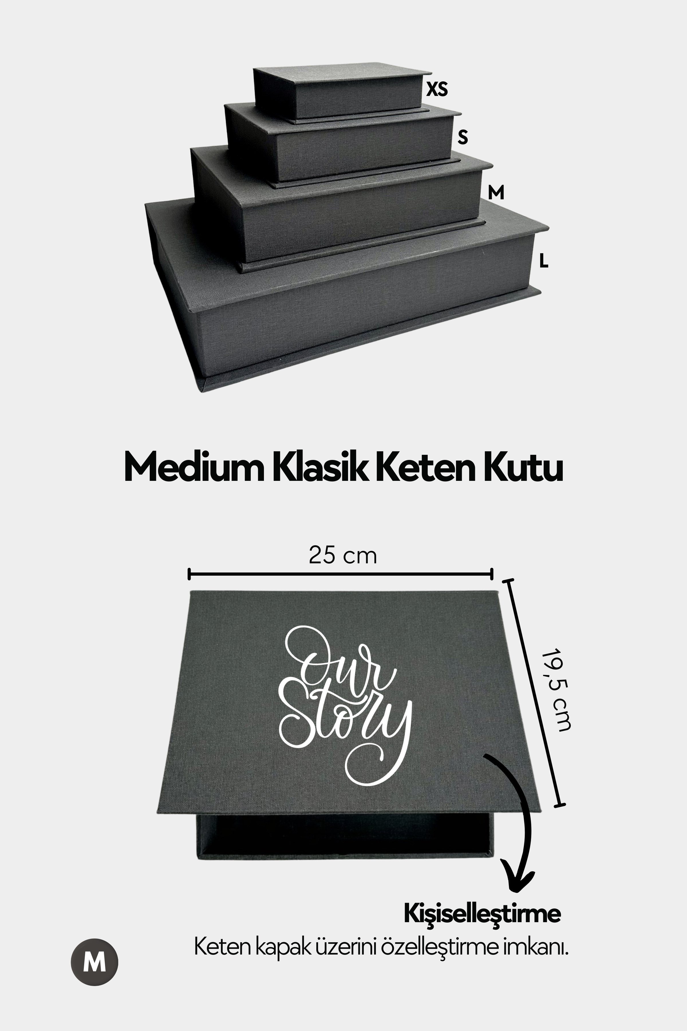 M - Klasik Keten Kutu