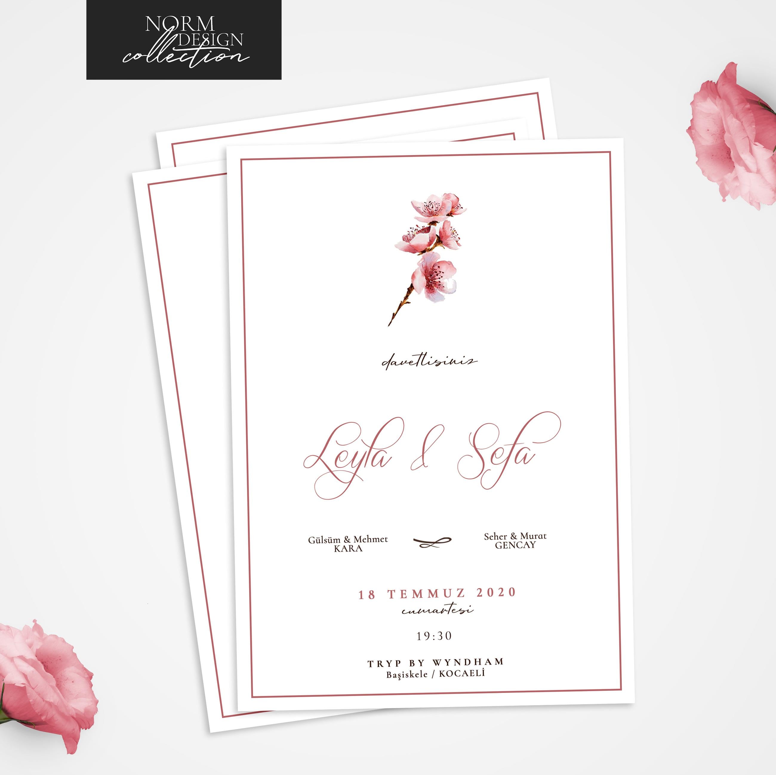 Mini Cherry Davetiye