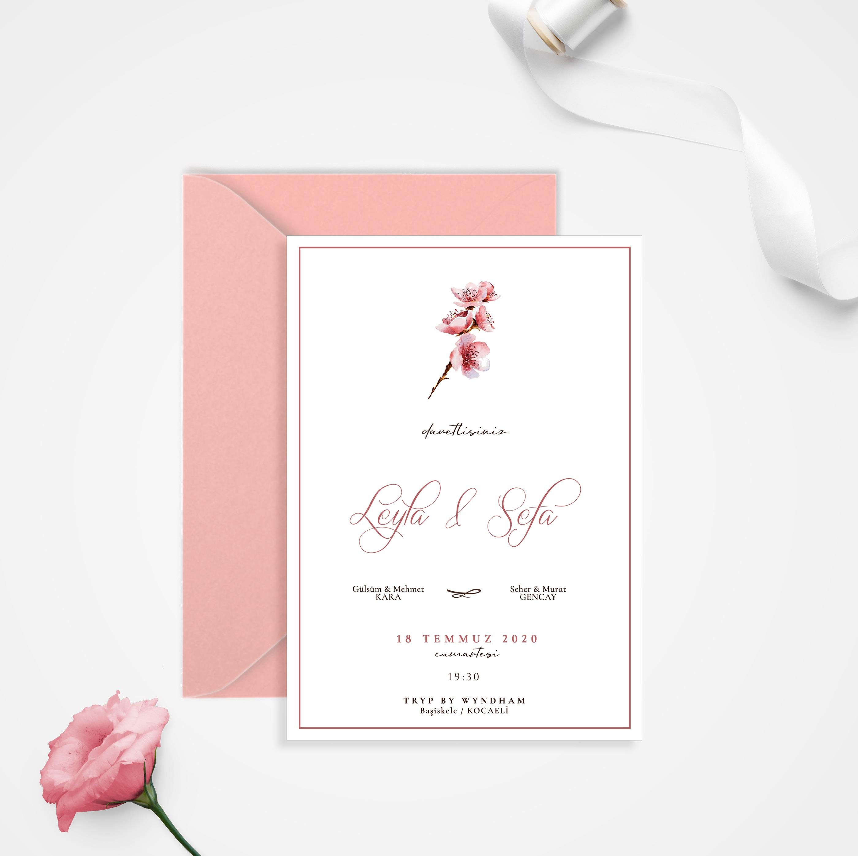 Mini Cherry Davetiye