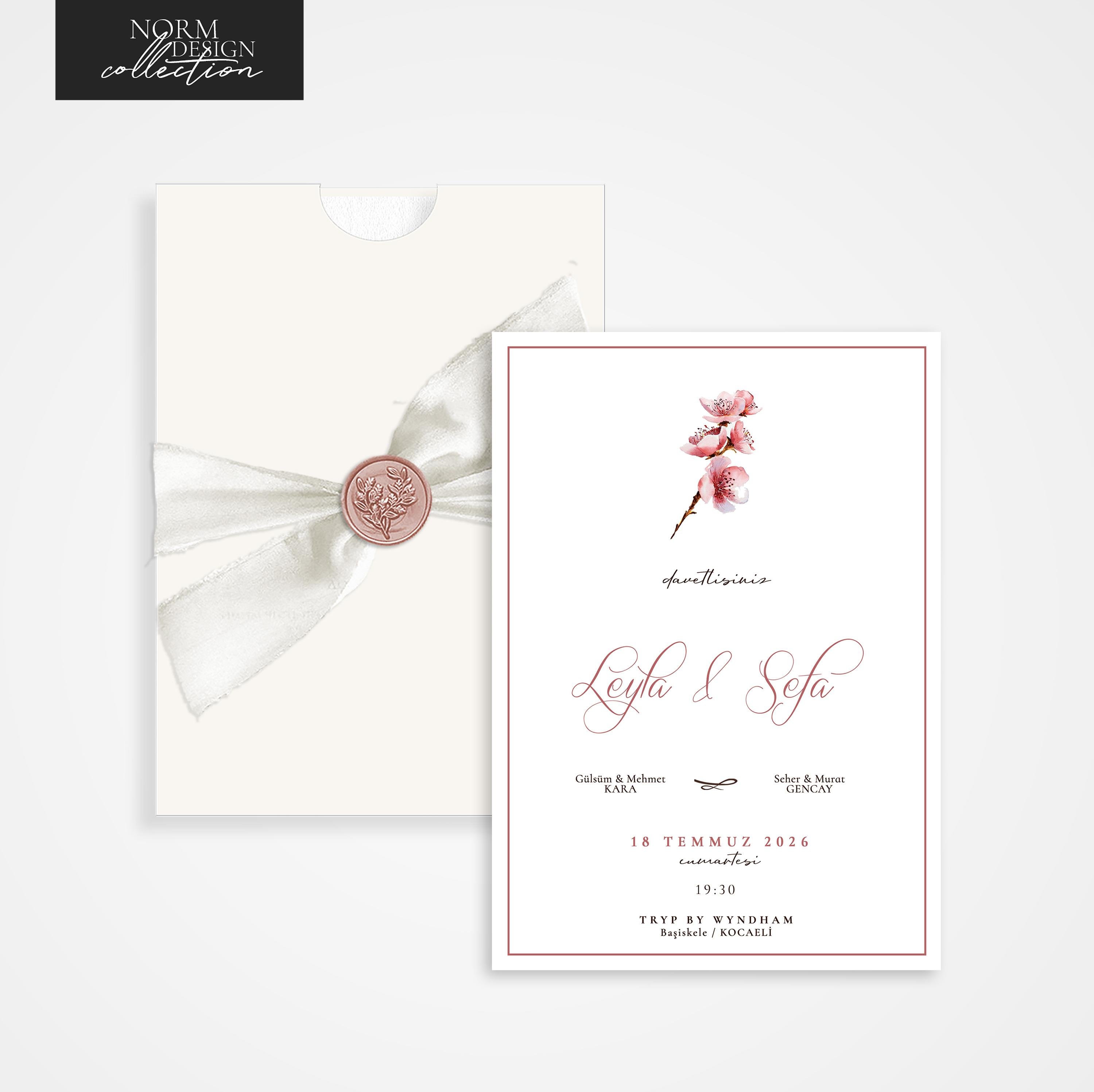 Mini Cherry Davetiye