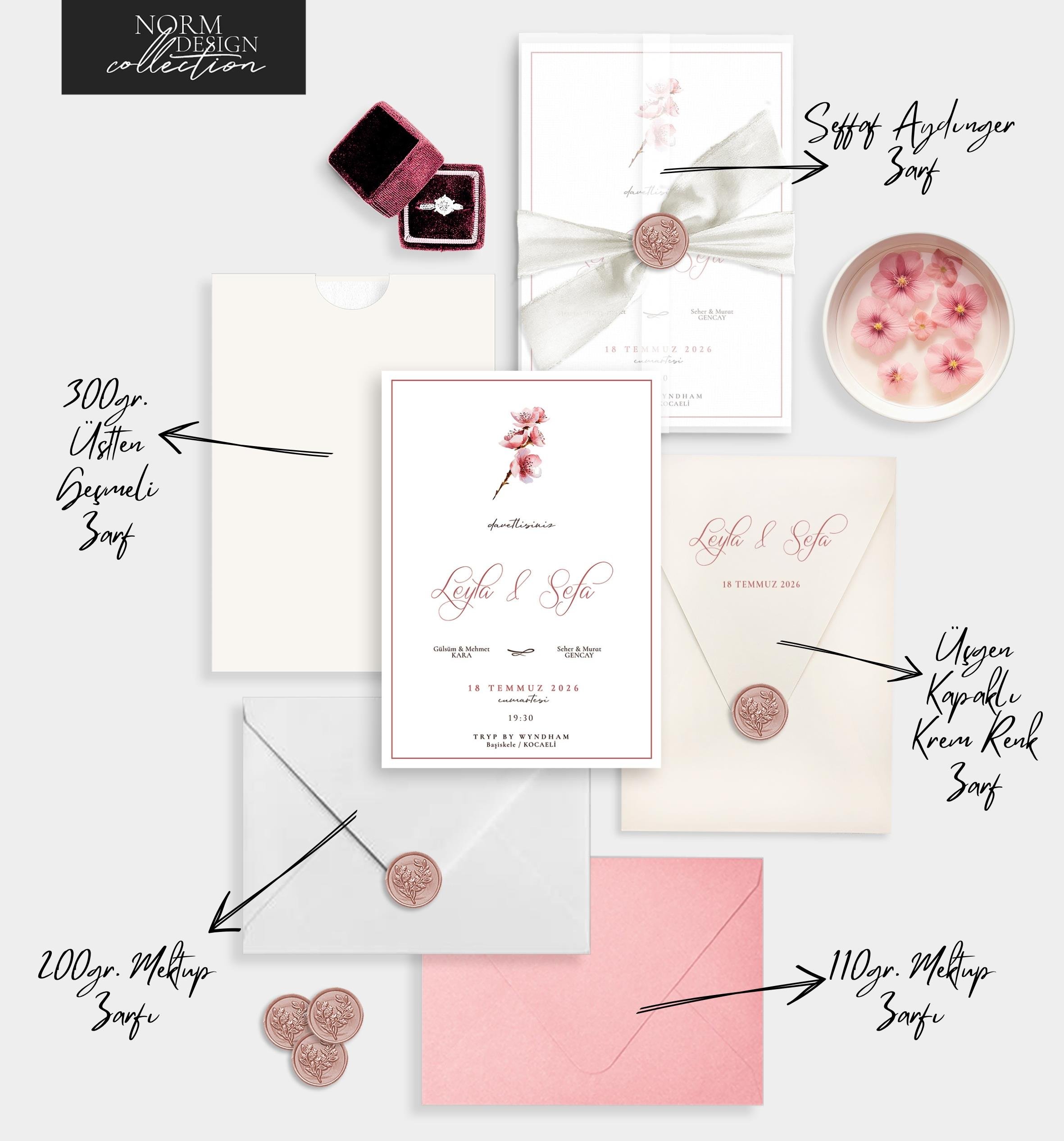 Mini Cherry Davetiye