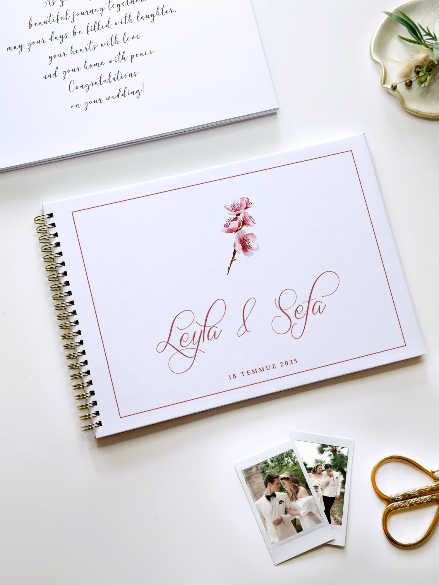 Mini Cherry Dikdörtgen Anı Defteri