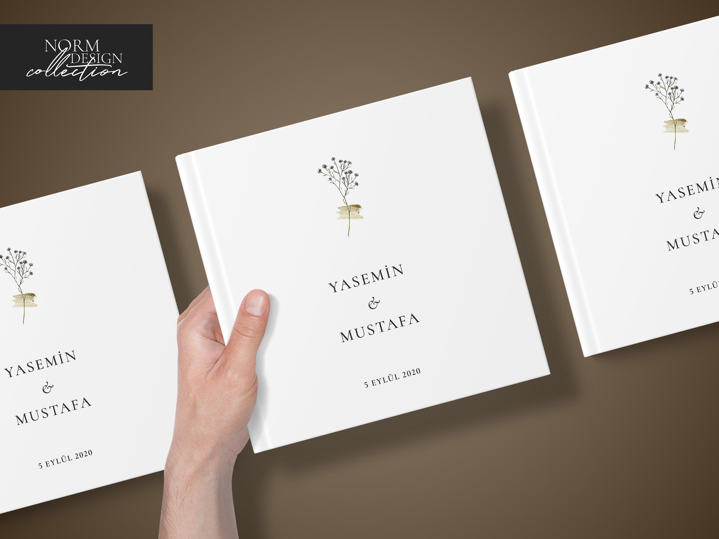 Minimal Kare Anı Defteri