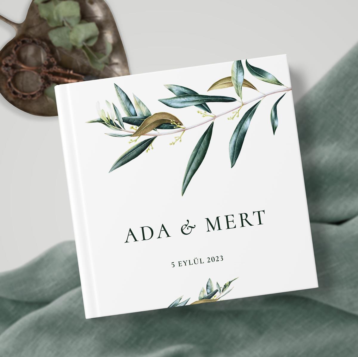 Olive Leaf Kare Anı Defteri