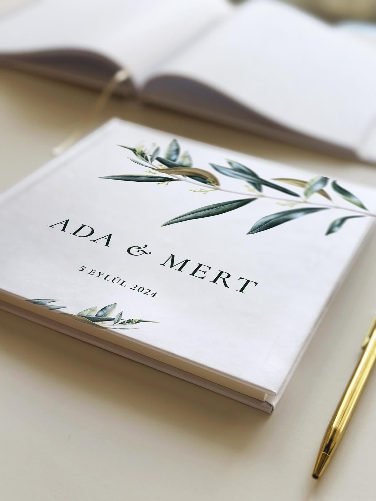 Olive Leaf Kare Anı Defteri