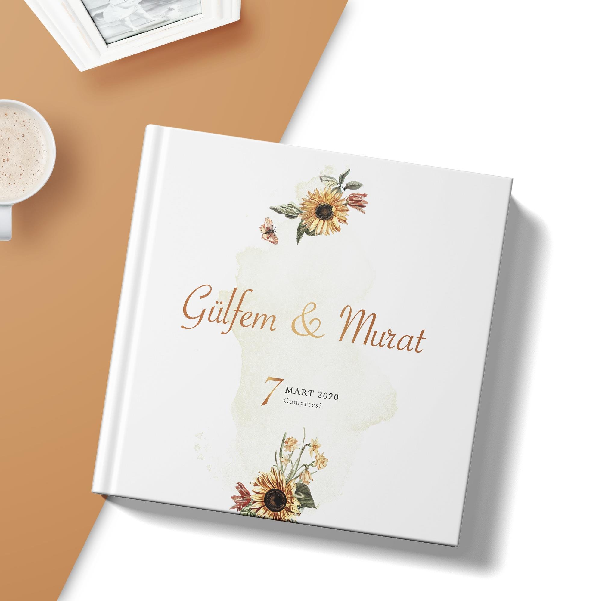 Sunflower Kare Anı Defteri