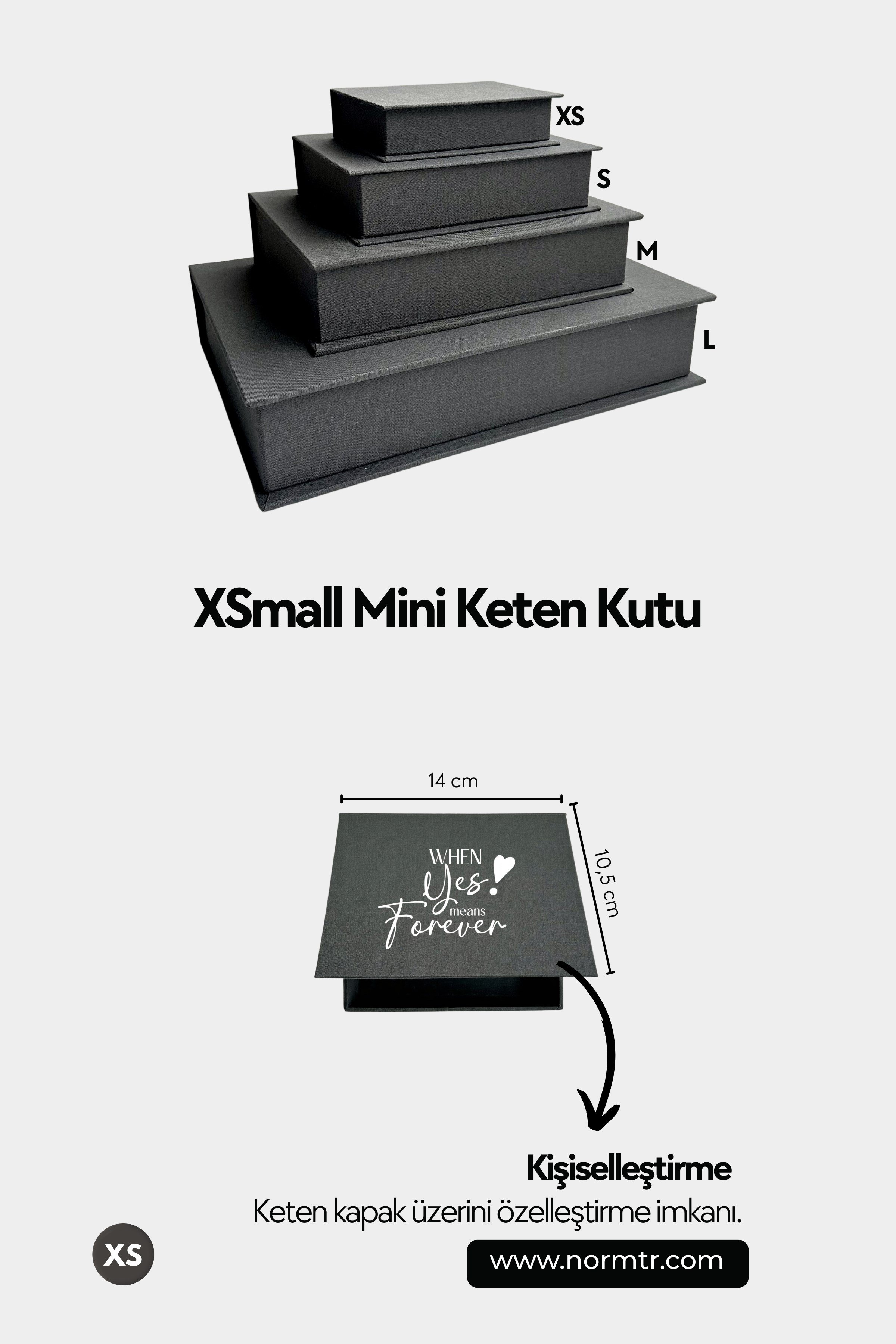 XS - Mini Keten Kutu