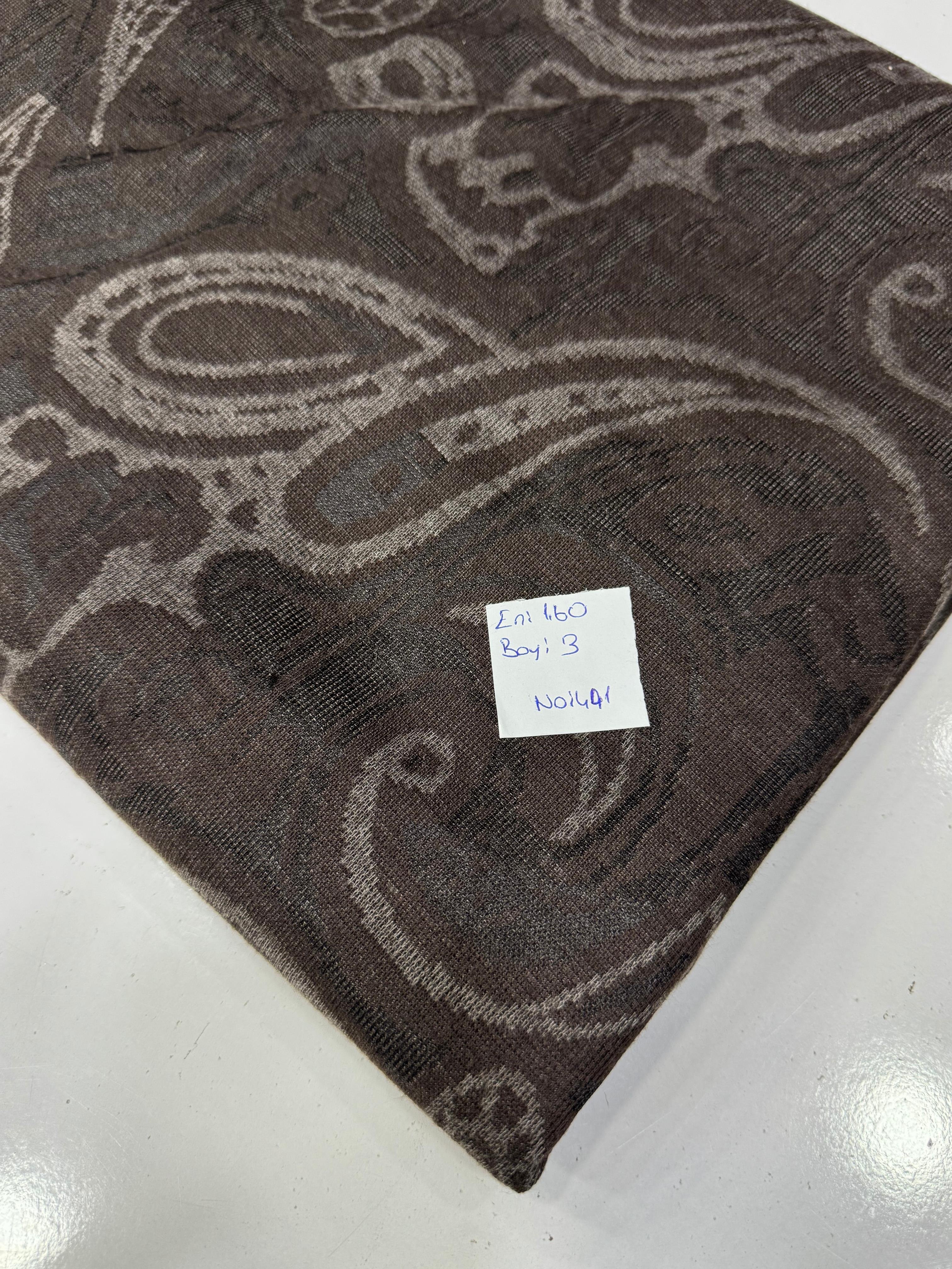 441 Şal Desen Örme Kumaş
