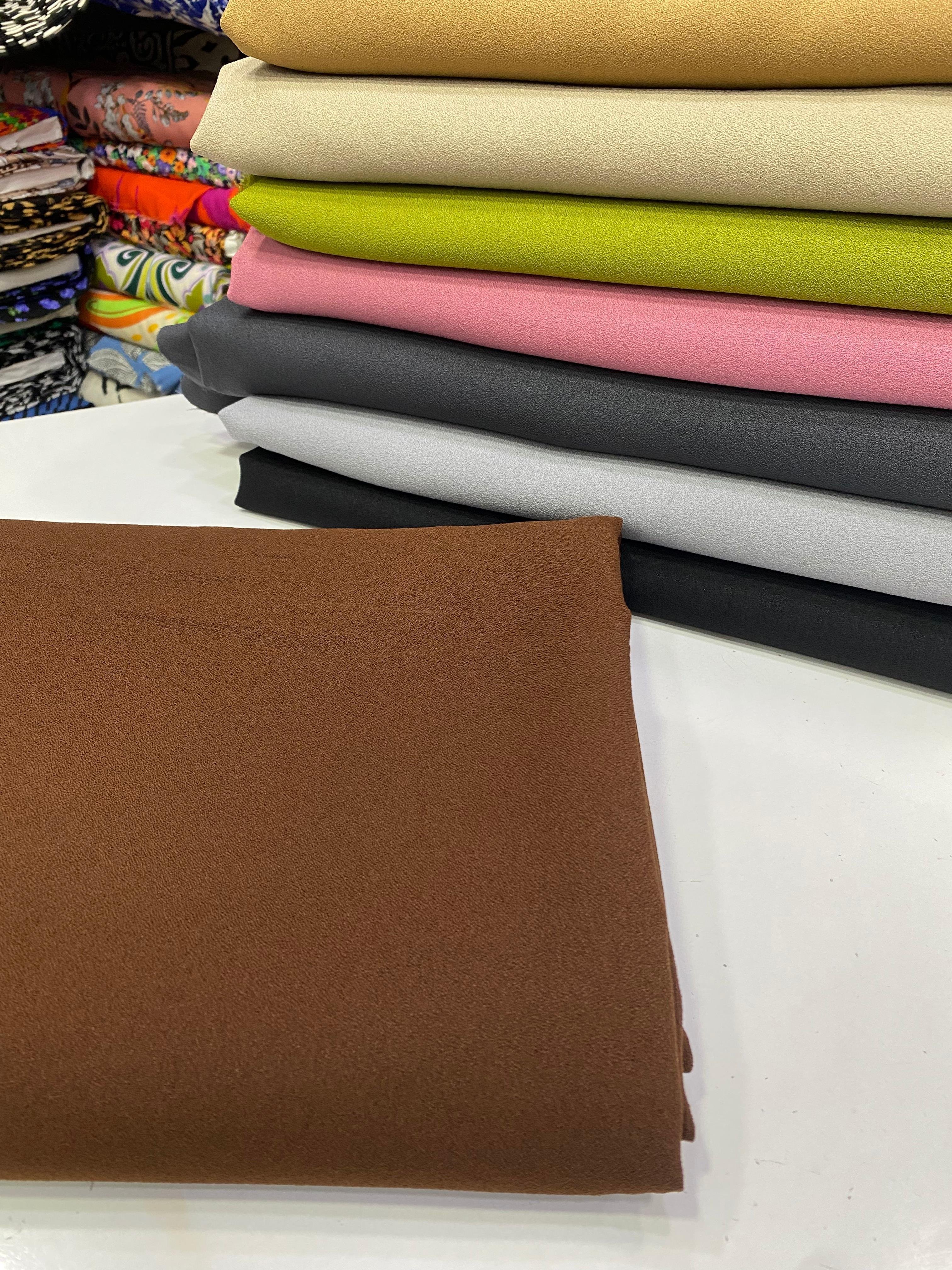 Kumlu Full Likralı Duble Krep Kumaş