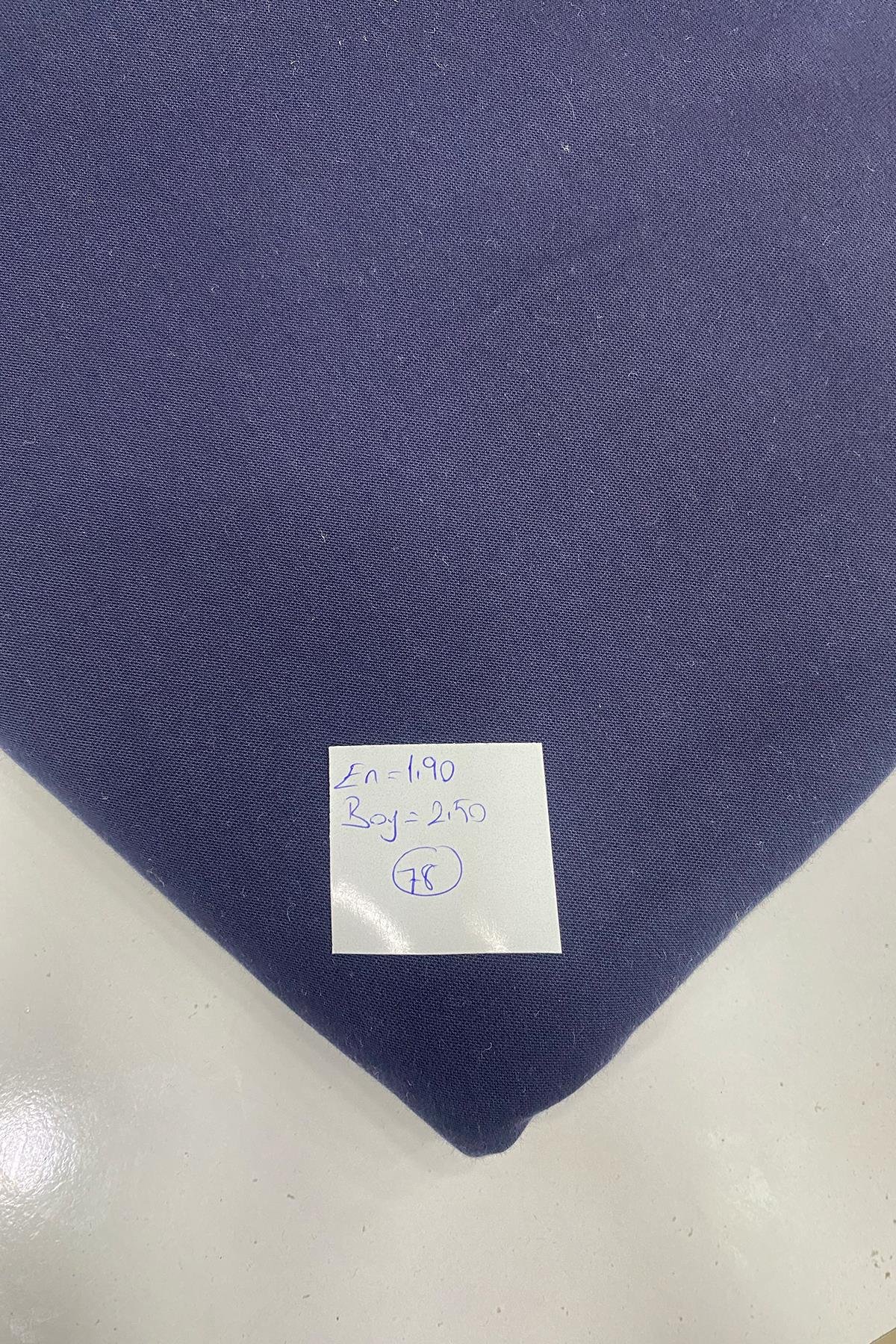 Lacivert Pera Keten Kumaş
