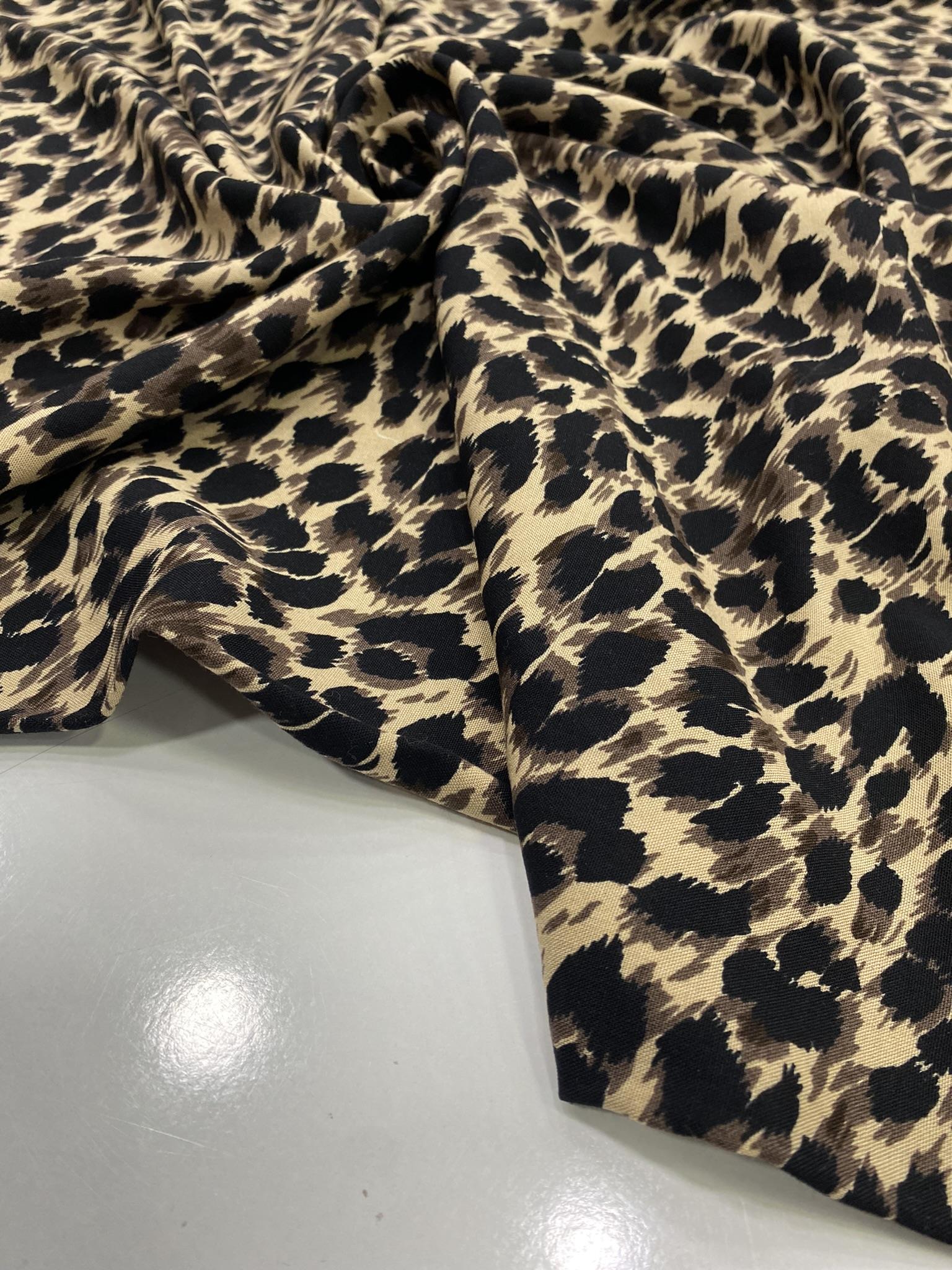 sıvama desen leopar viskon