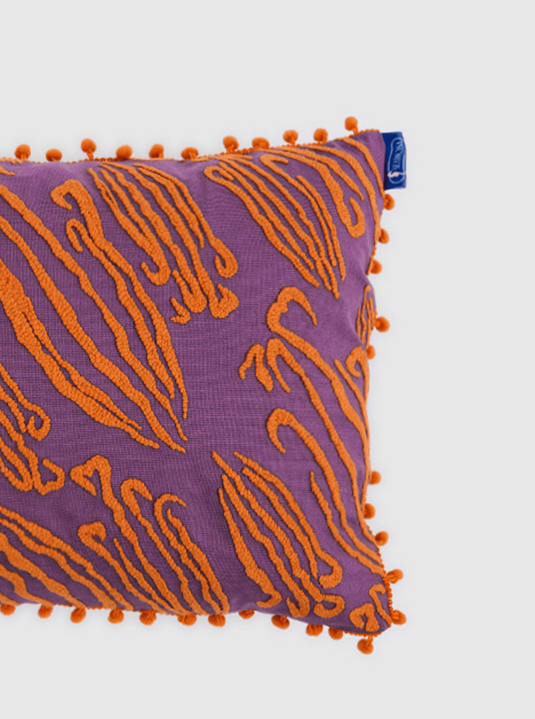 Coral Candy Pop Art Punch Pillow