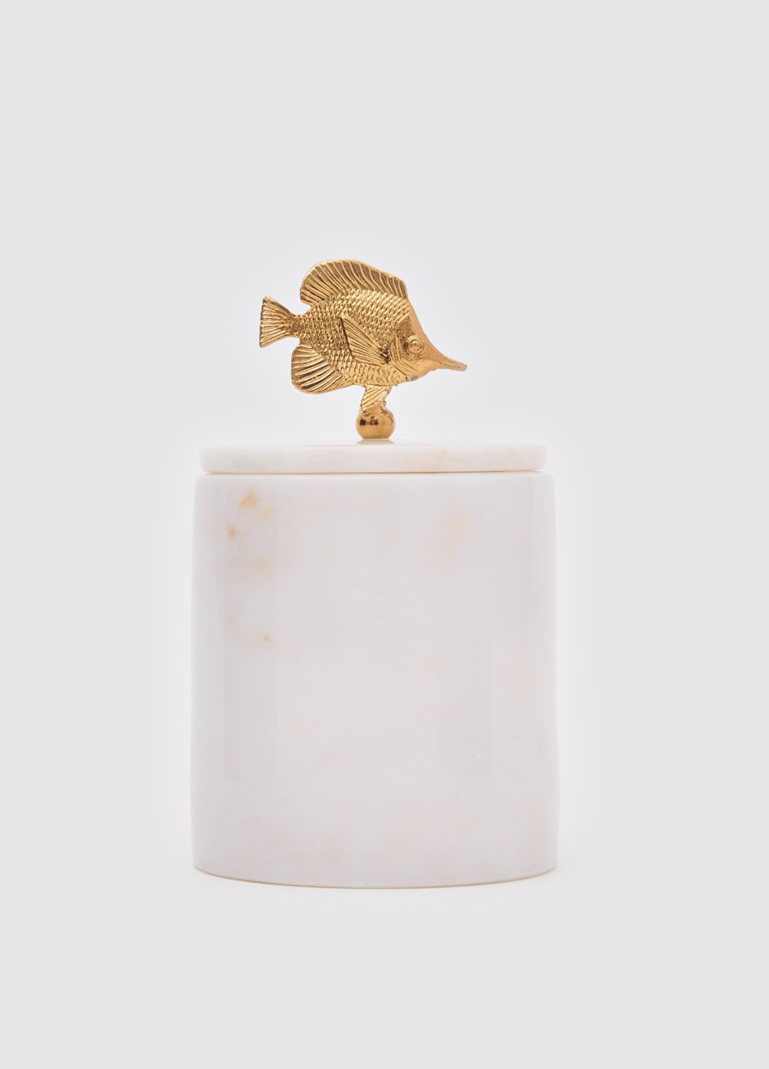 Lidded Marble Vase